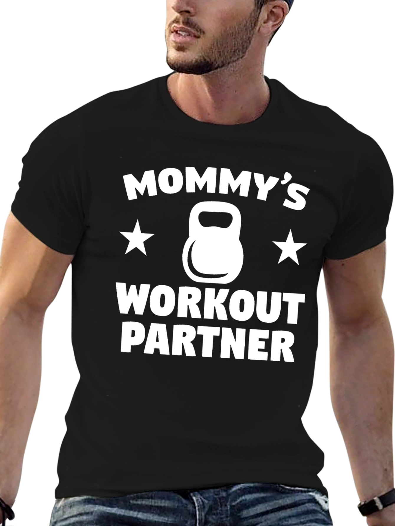 Mommys Workout Partner Graphic T-Shirt