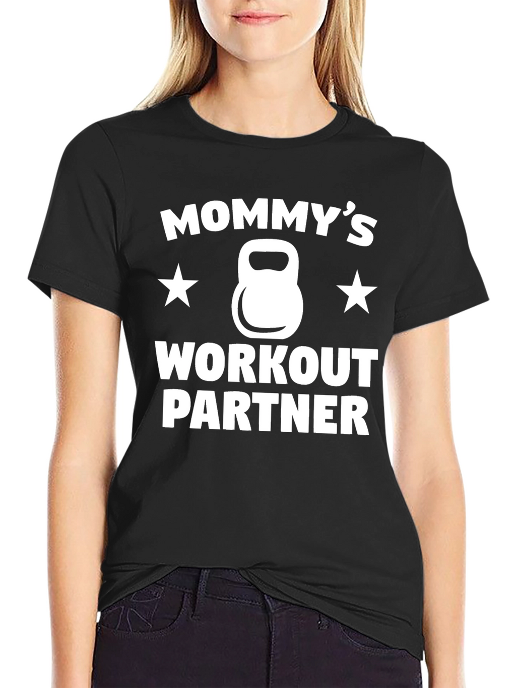 Mommys Workout Partner Graphic T-Shirt
