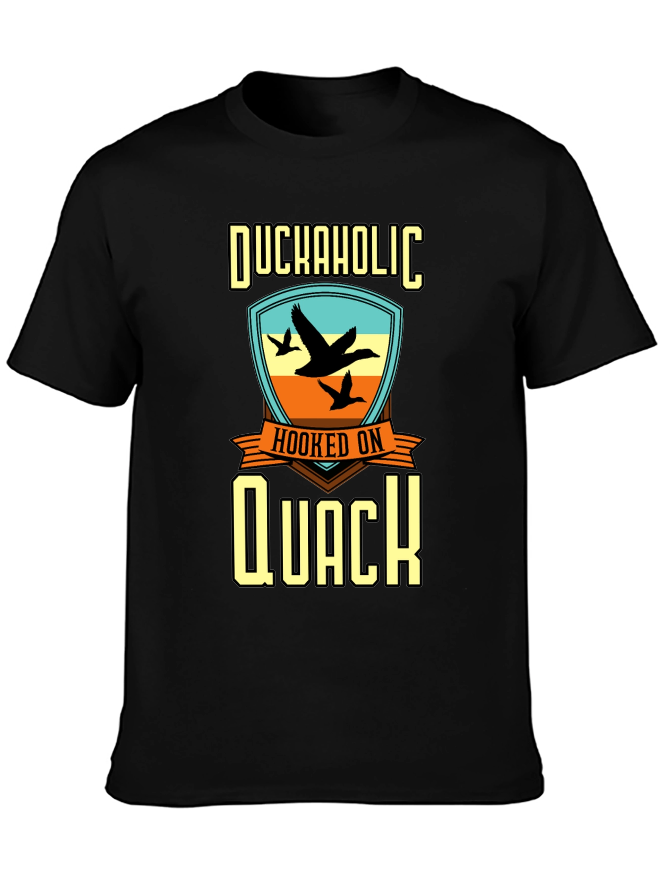 Duckaholic Hooked on Quack Graphic T-Shirt
