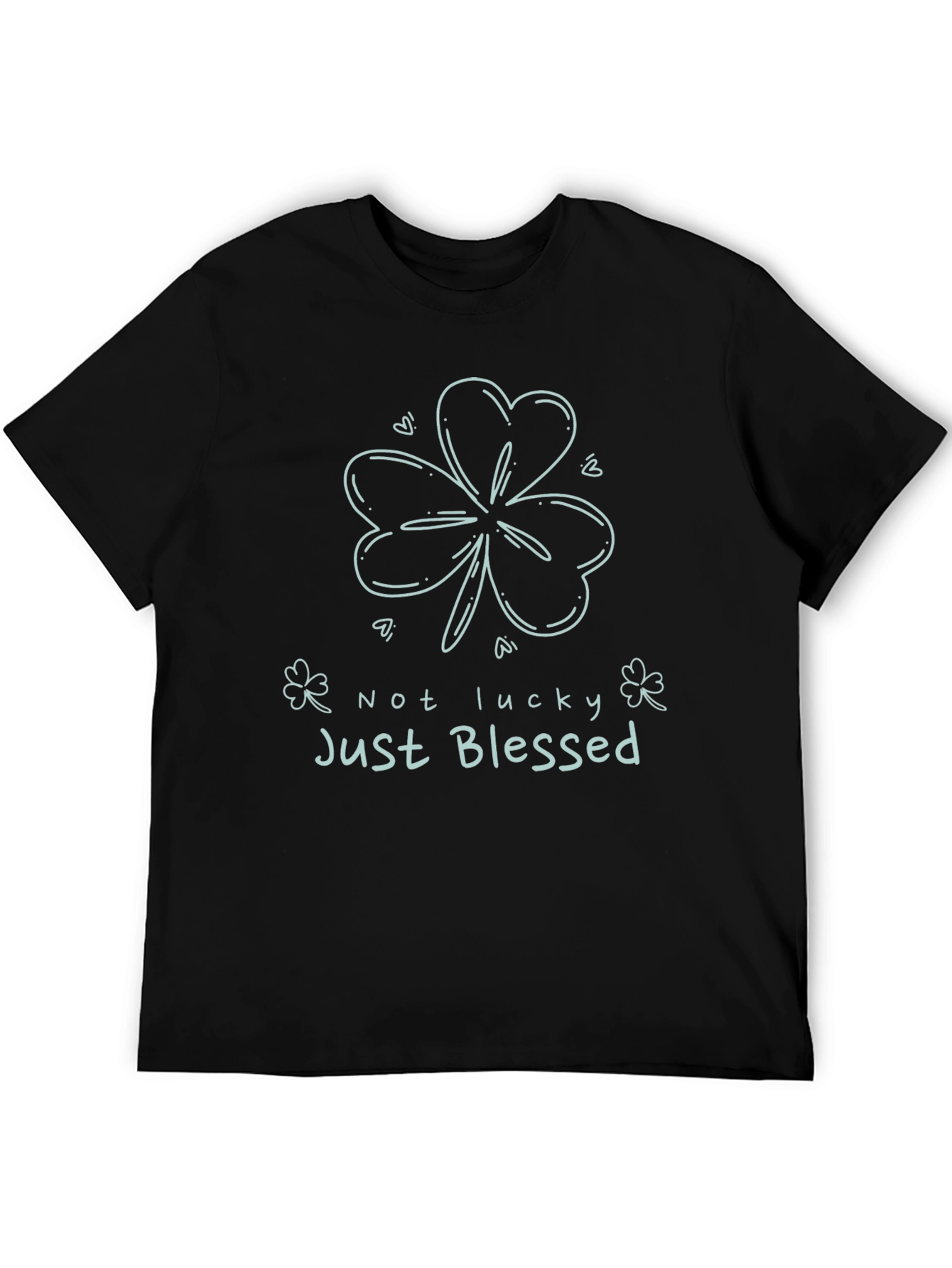 Blessed St. Patricks Day Black T-Shirt