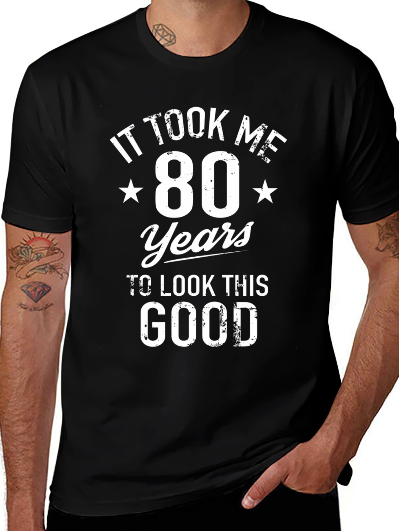 80th Birthday T-Shirt: It Took Me 80 Years To Look This Good
