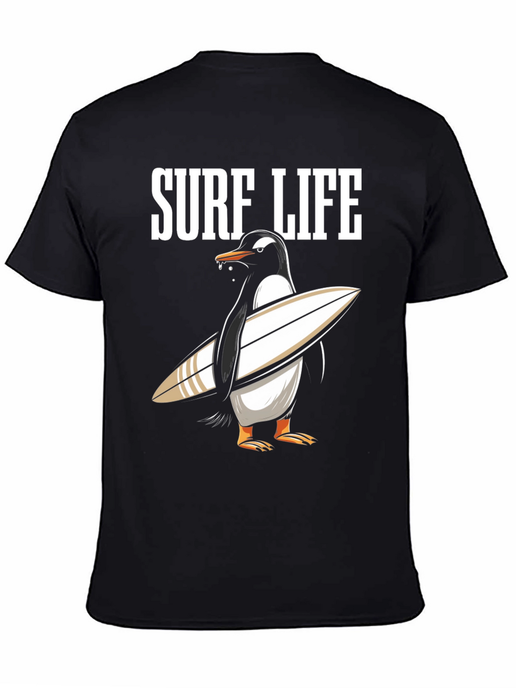 Surf Life Penguin T-Shirt - Summer Fun