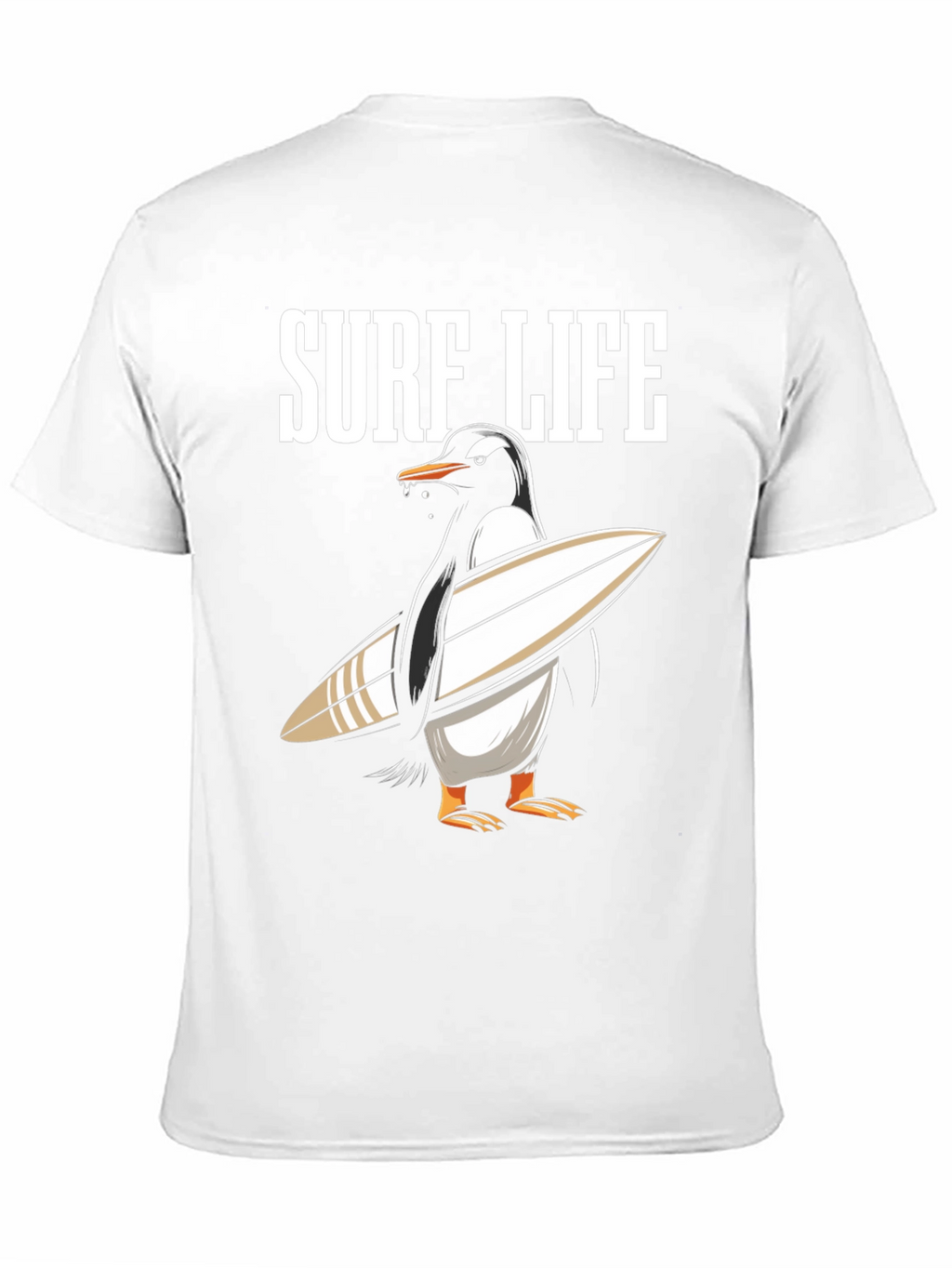 Surf Life Penguin T-Shirt - Summer Fun