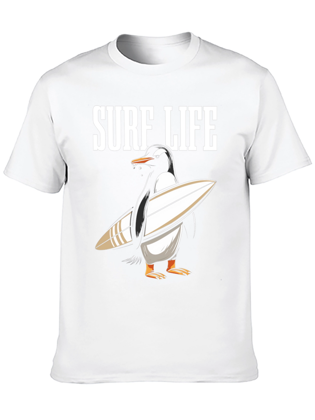 Surf Life Penguin T-Shirt - Summer Fun