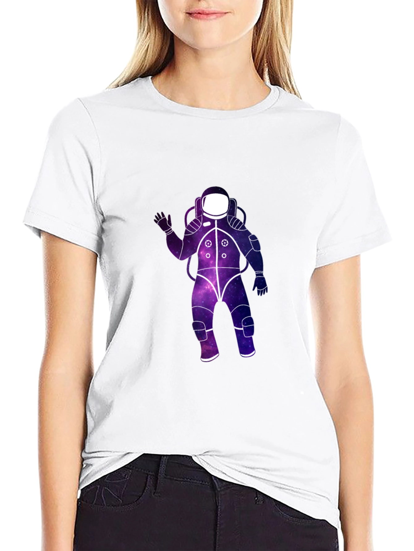 Galaxy Astronaut Graphic T-Shirt