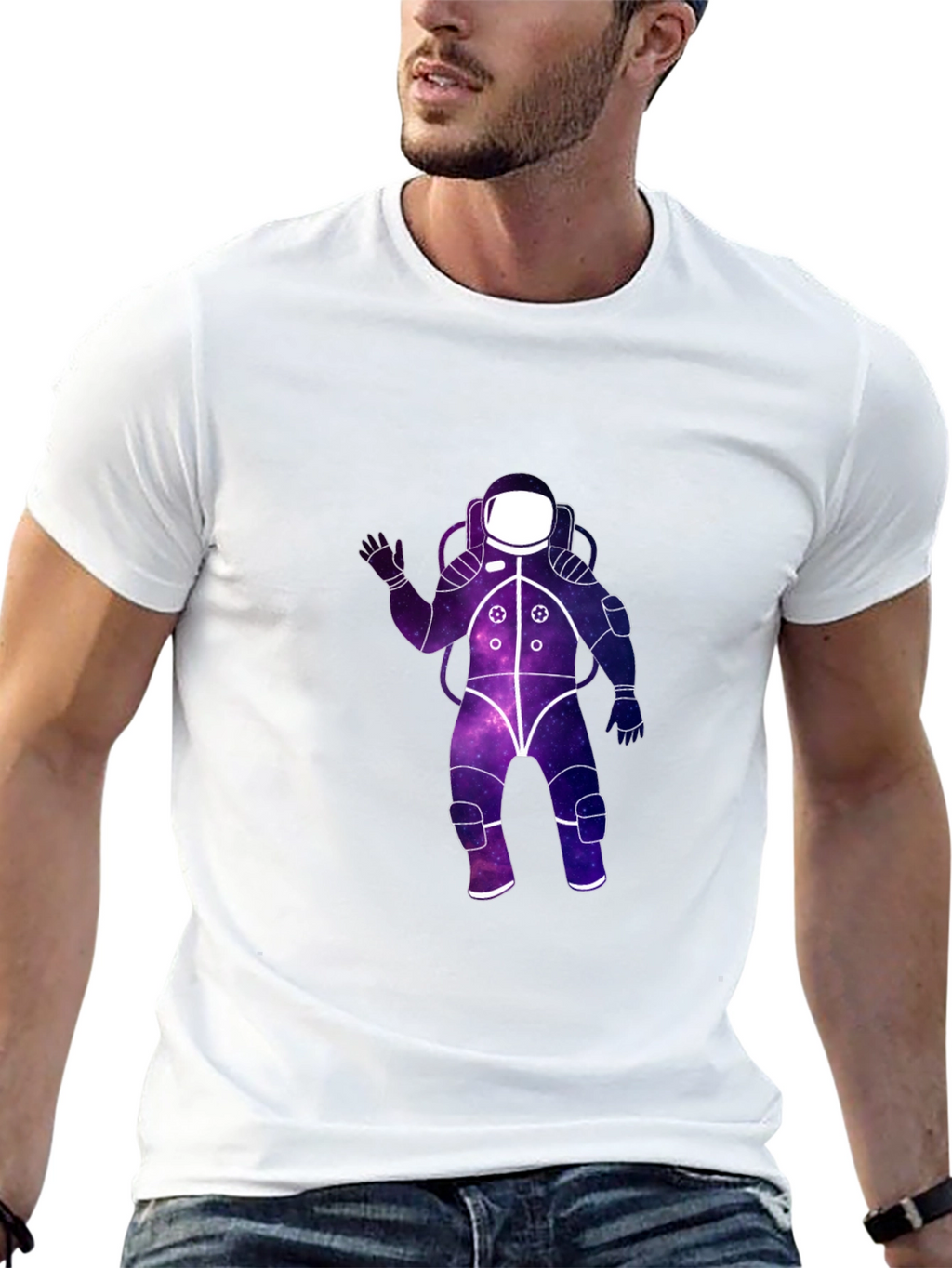 Galaxy Astronaut Graphic T-Shirt