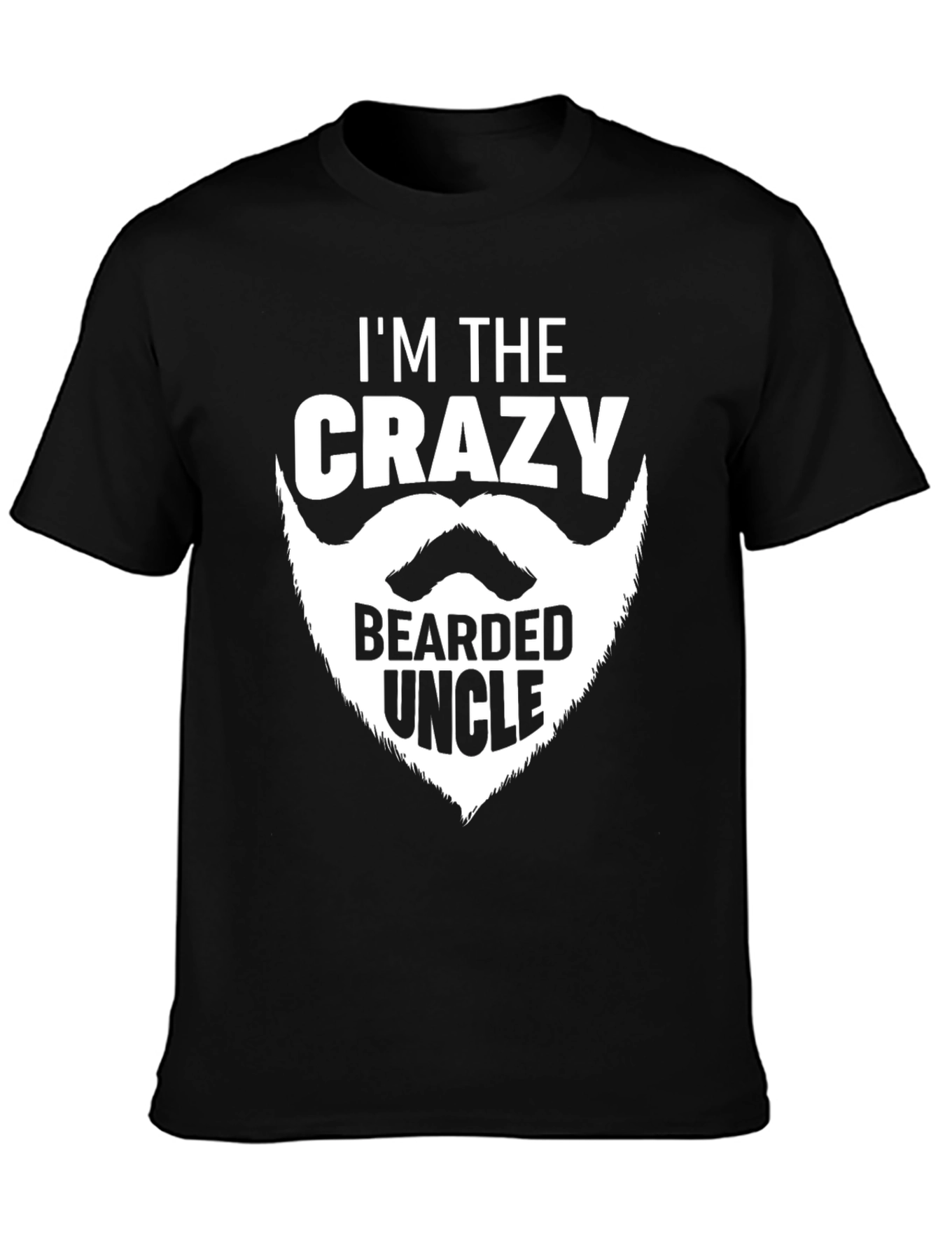 Crazy Bearded Uncle Graphic T-Shirt
