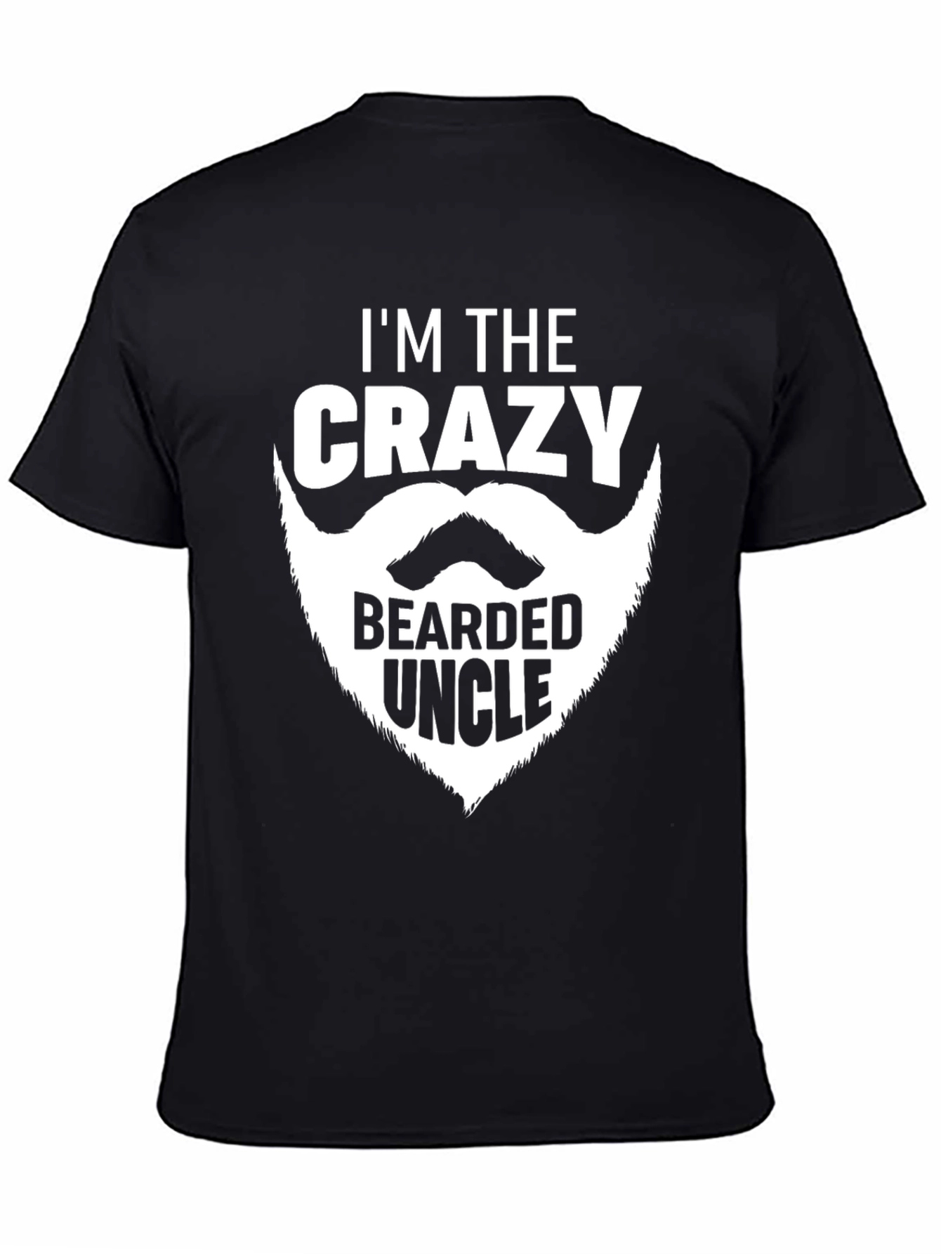 Crazy Bearded Uncle Graphic T-Shirt