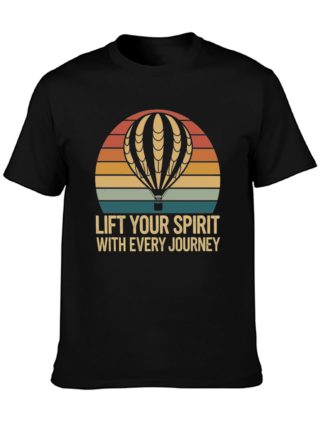 Lift Your Spirit Hot Air Balloon Graphic Tee