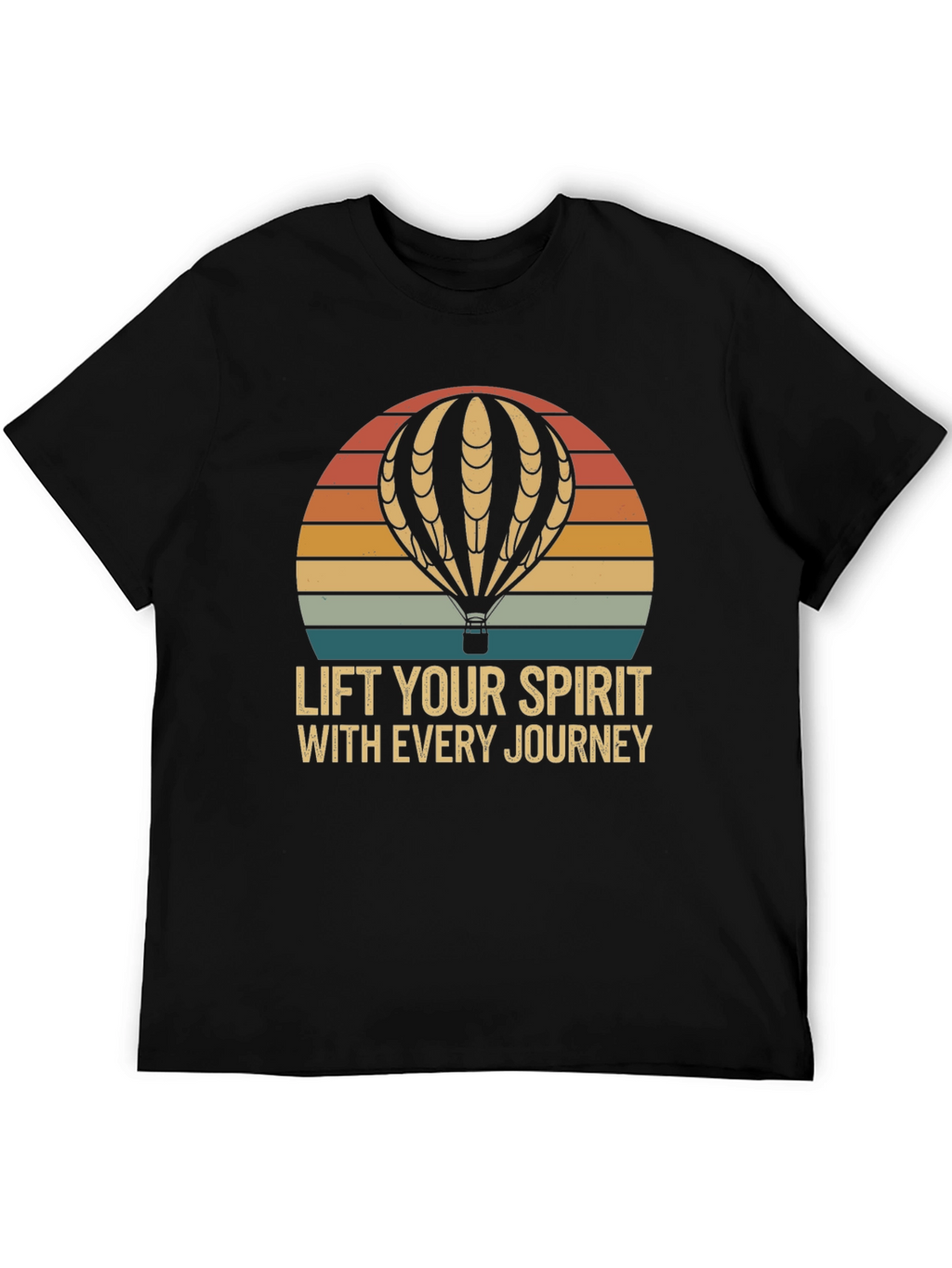 Lift Your Spirit Hot Air Balloon Graphic Tee