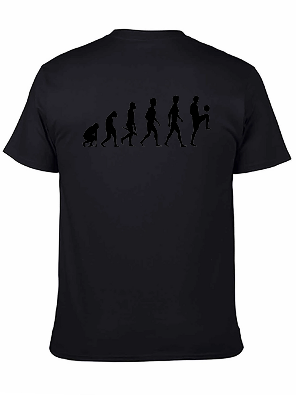Soccer Evolution Graphic Tee - Black