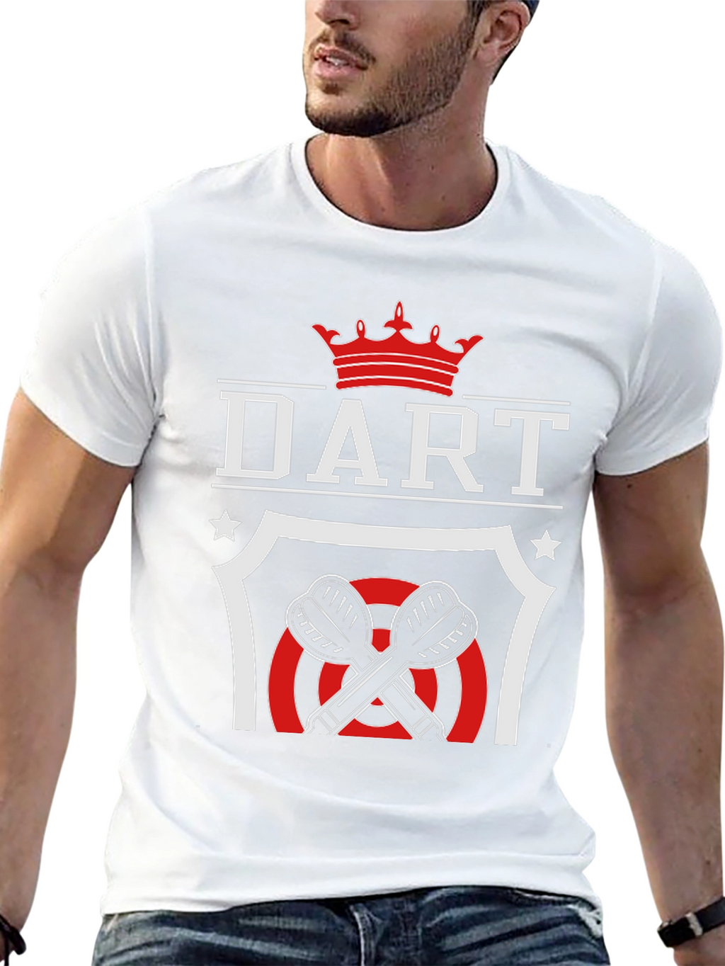 Dart Crown T-Shirt - Black Graphic Tee