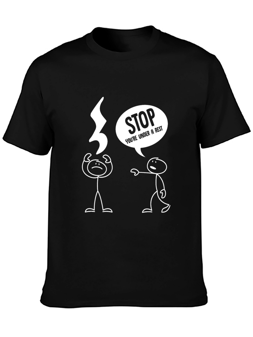Funny Music Rest Pun T-Shirt