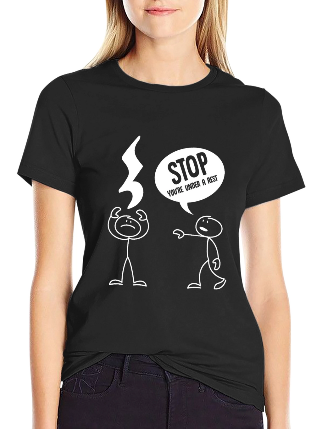 Funny Music Rest Pun T-Shirt