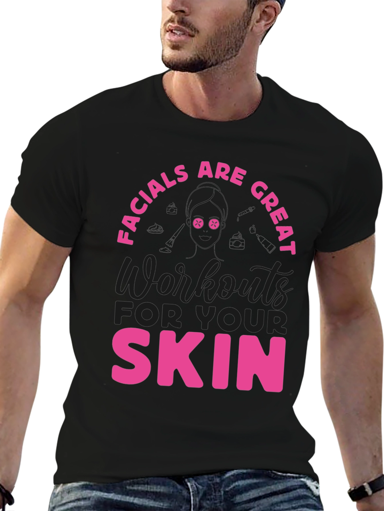 Facials Are Great Skin Workout Tee