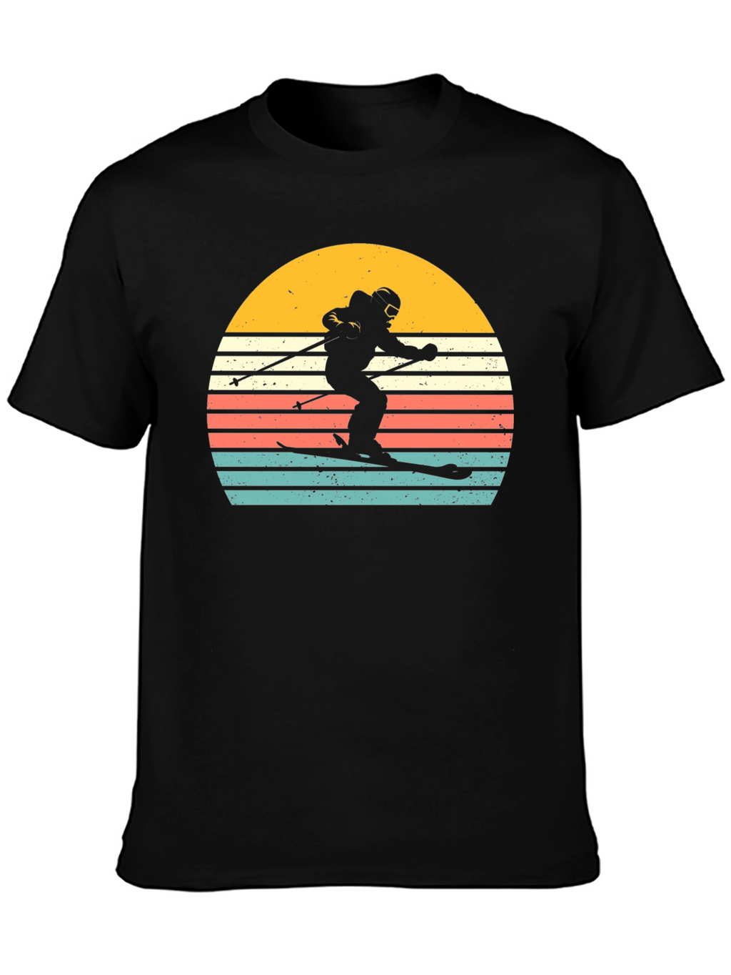Retro Ski Sunset T-Shirt