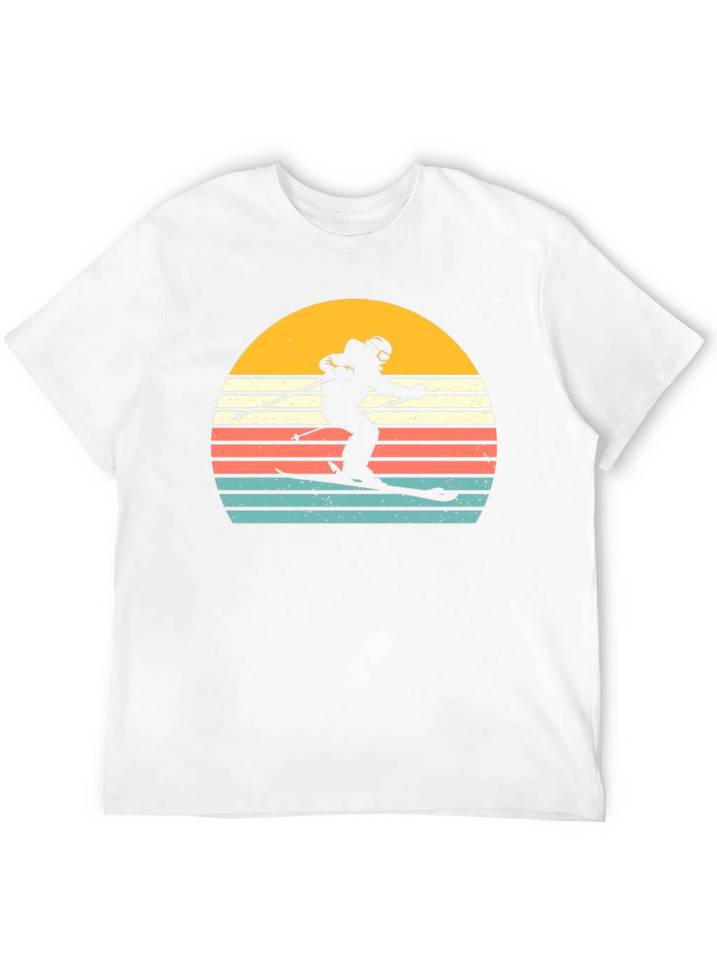 Retro Ski Sunset T-Shirt
