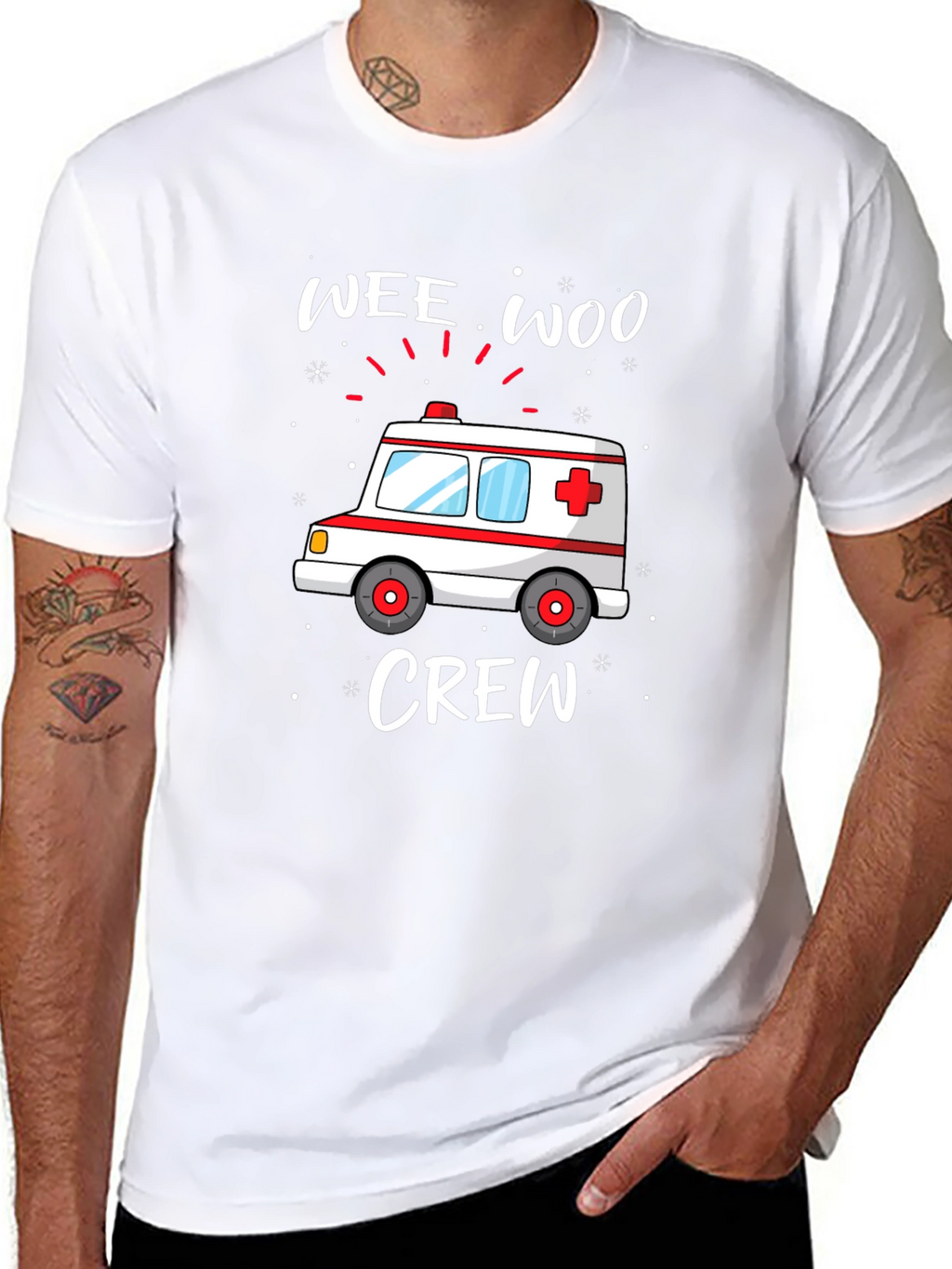 Wee Woo Crew Ambulance Graphic T-Shirt