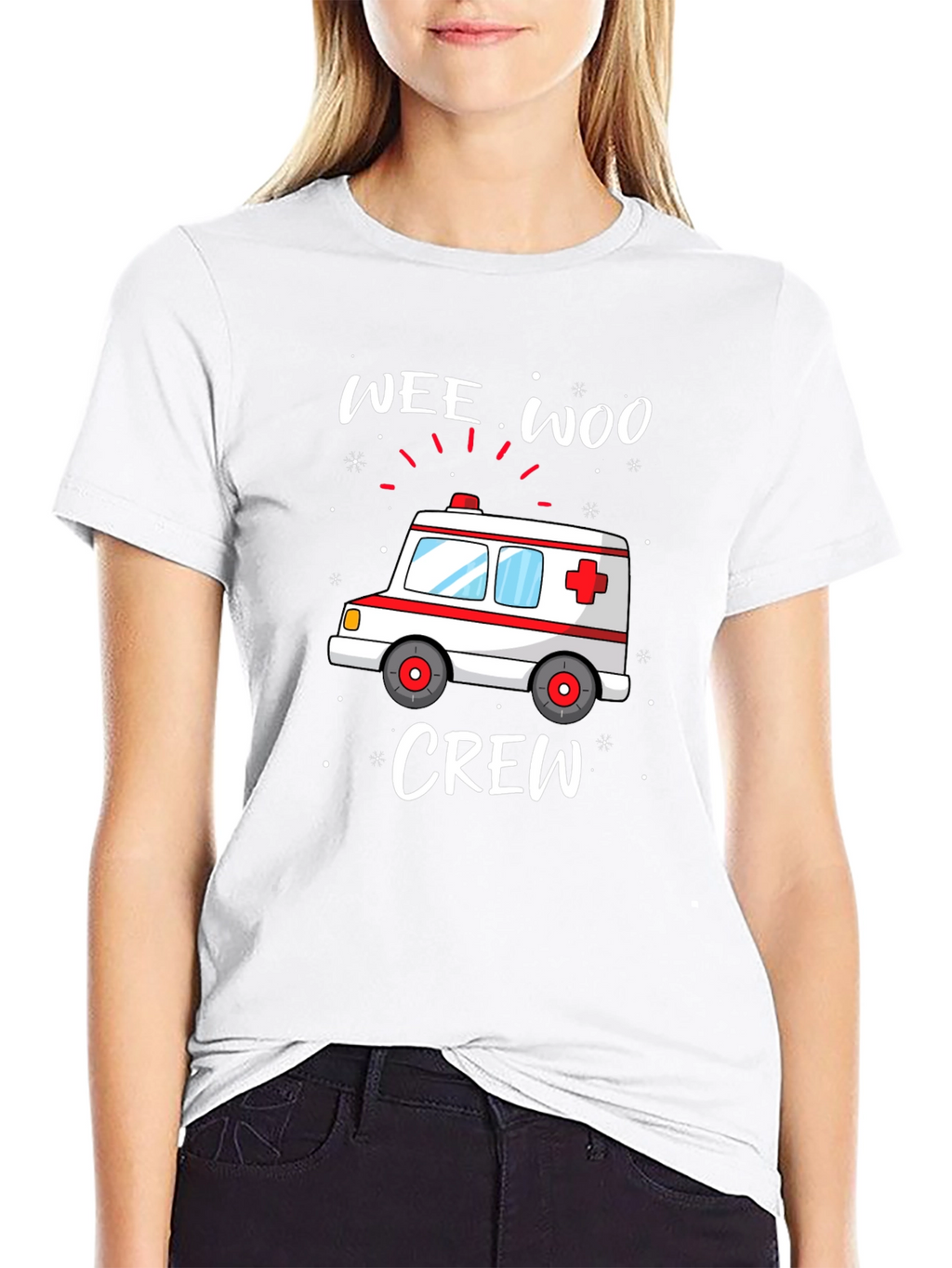 Wee Woo Crew Ambulance Graphic T-Shirt