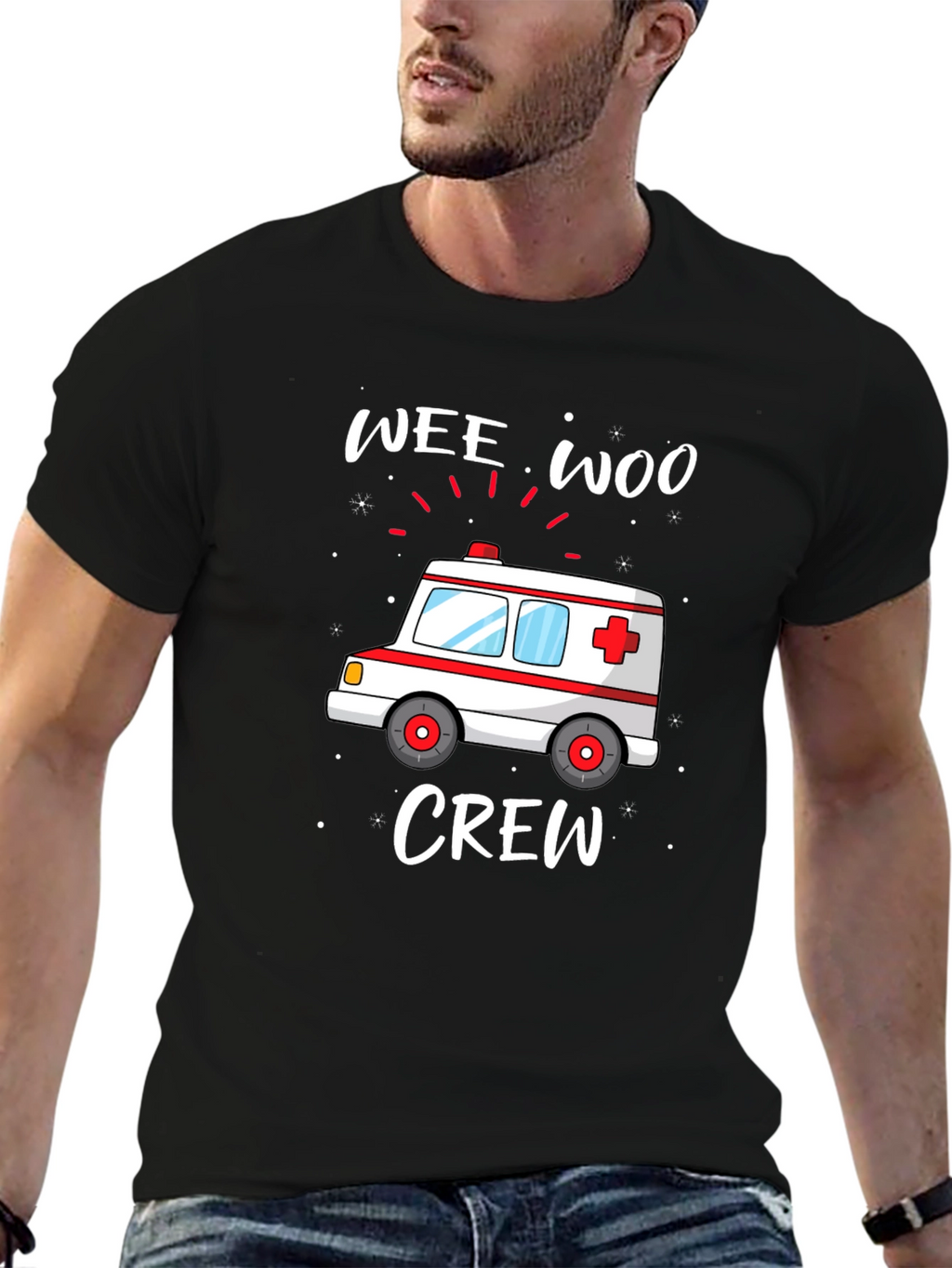 Wee Woo Crew Ambulance Graphic T-Shirt