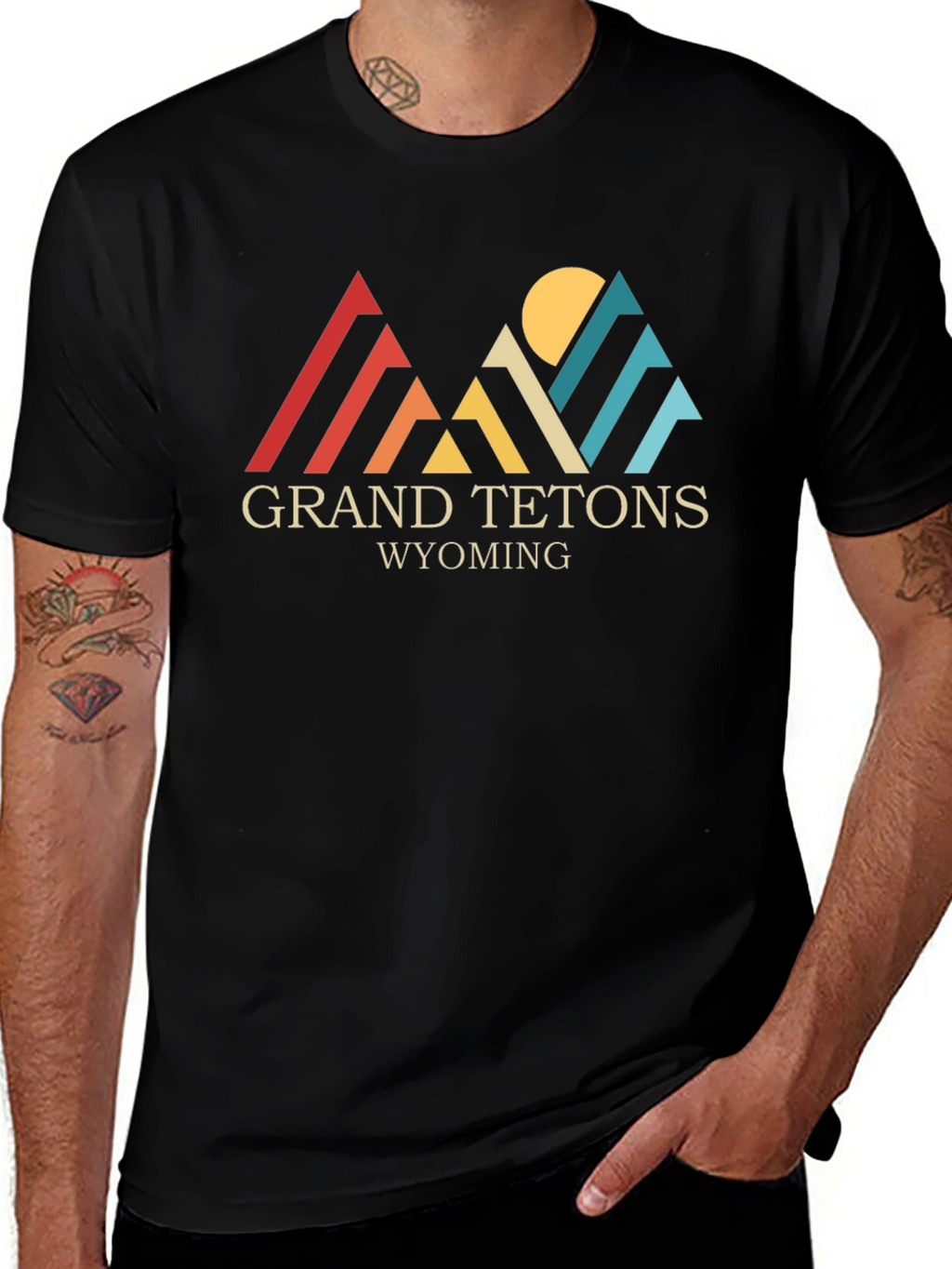 Grand Tetons Wyoming Graphic Tee