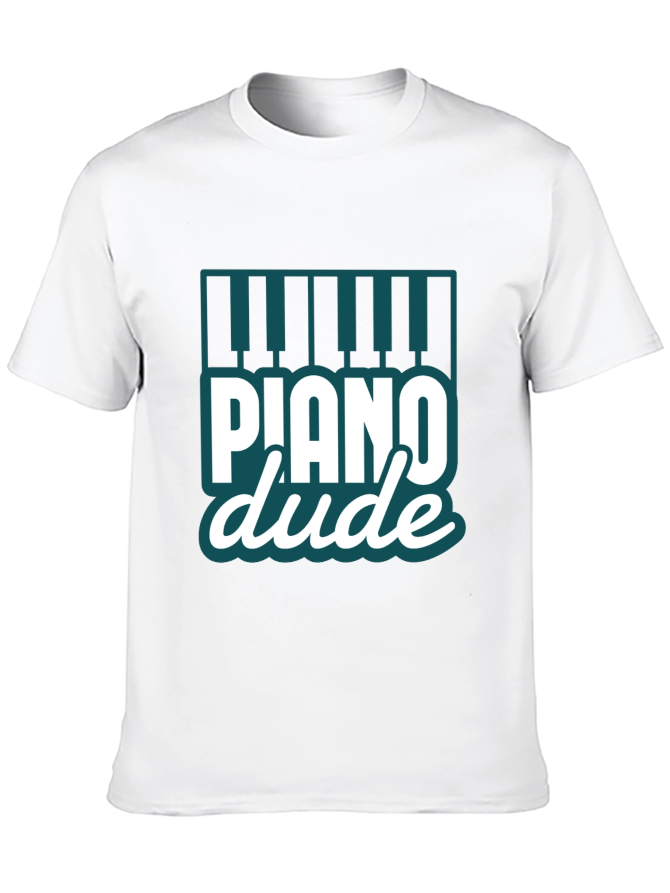 Piano Dude Black Graphic Tee