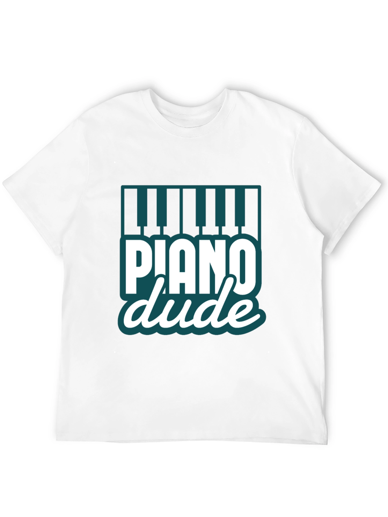 Piano Dude Black Graphic Tee