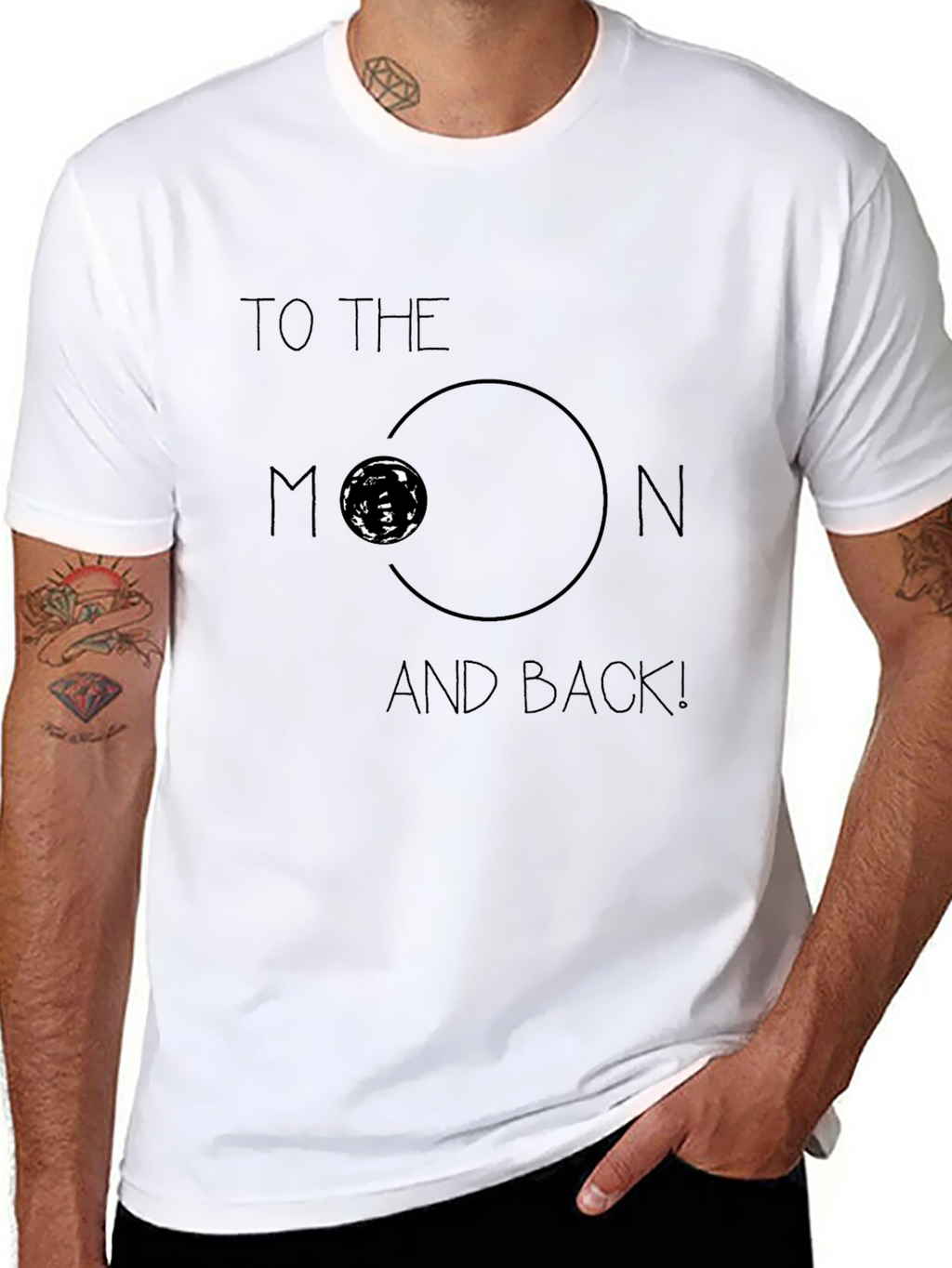 To The Moon and Back Graphic Tee