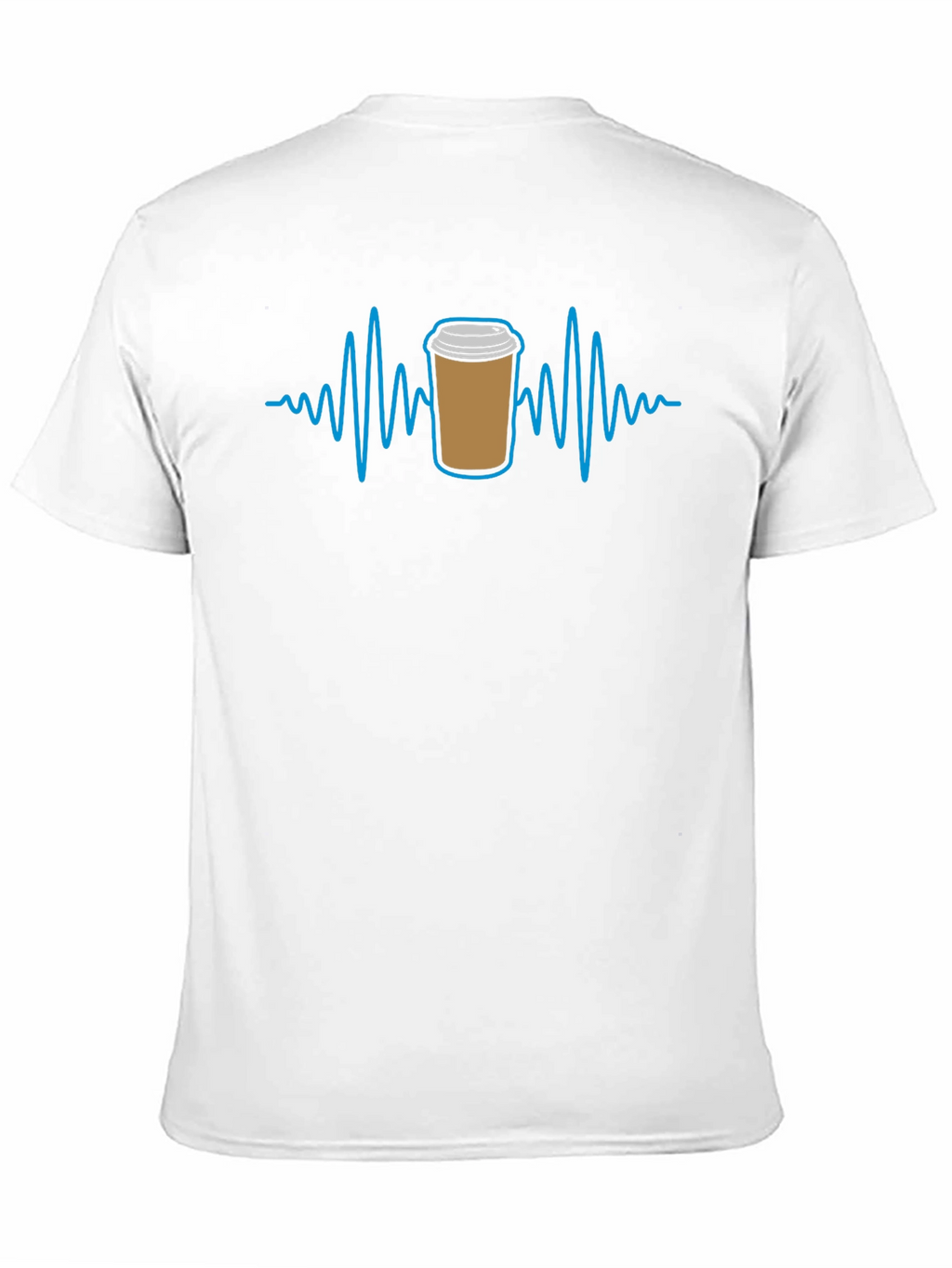 Coffee ECG T-Shirt - Black