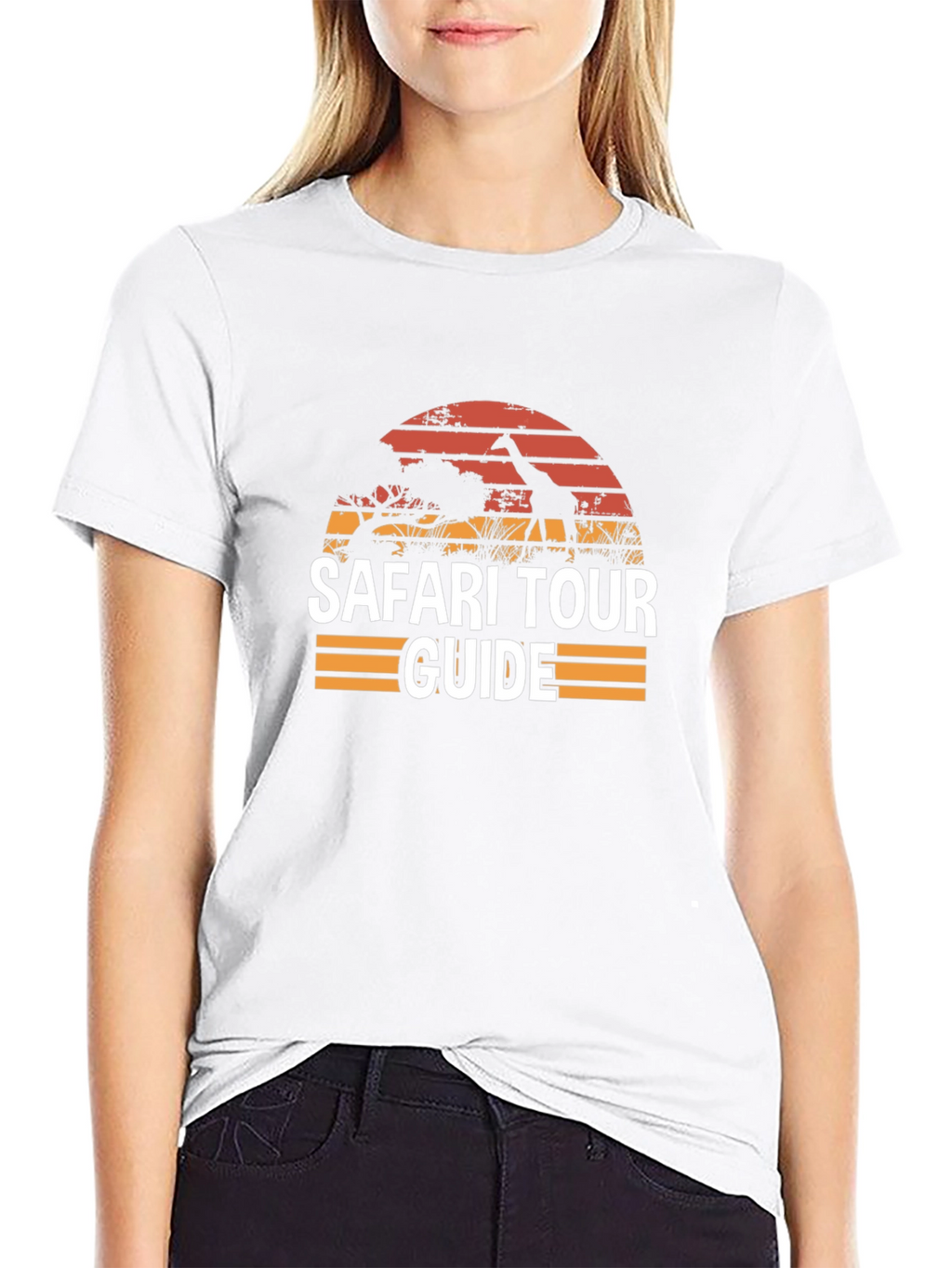 Safari Tour Guide Black T-Shirt