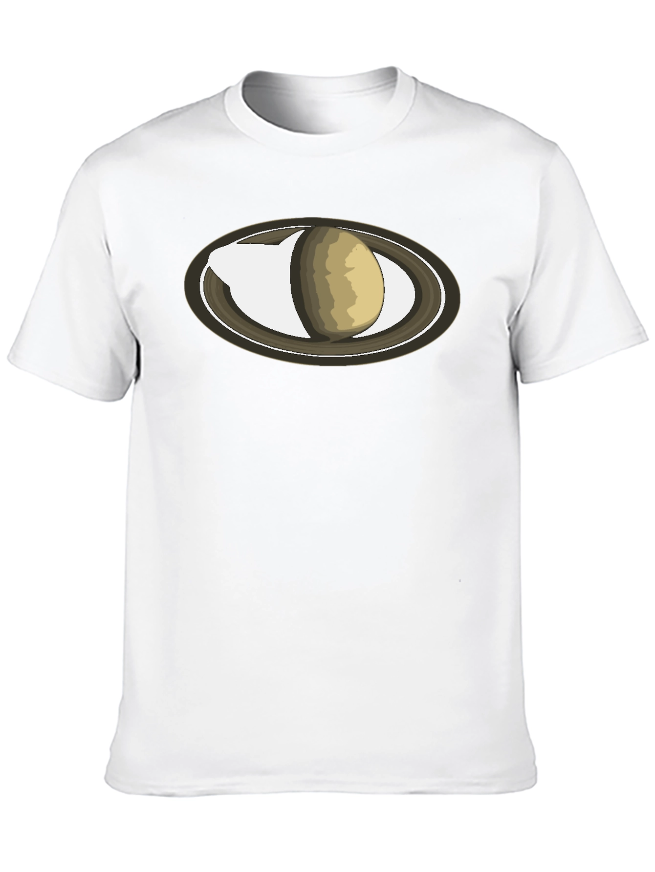 Saturn Graphic Black T-Shirt