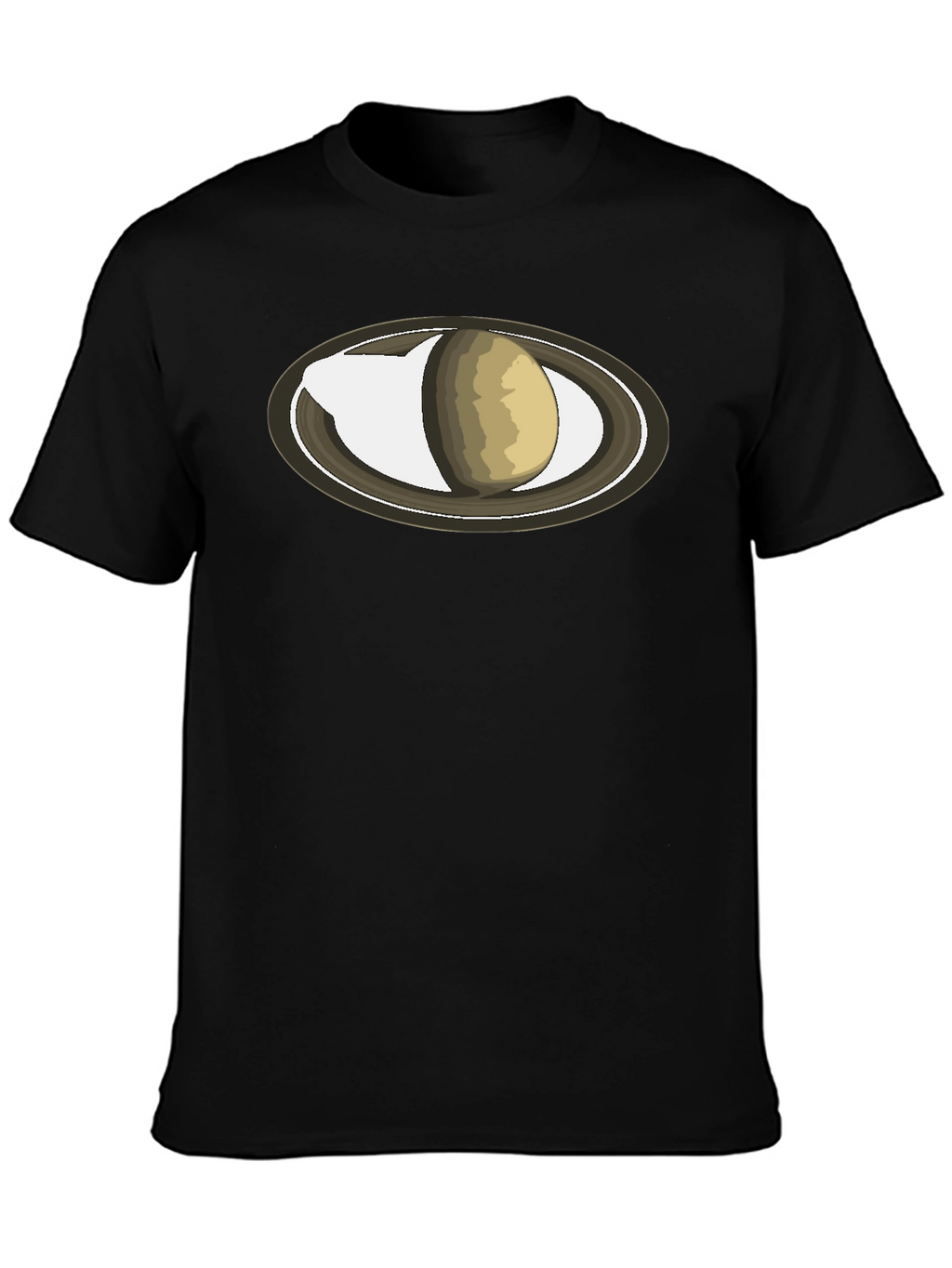 Saturn Graphic Black T-Shirt