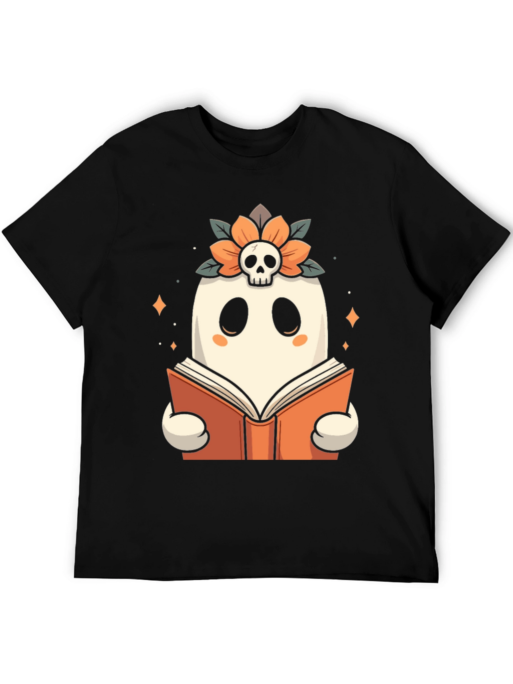 Ghost Reader T-Shirt: Spooky Season Style