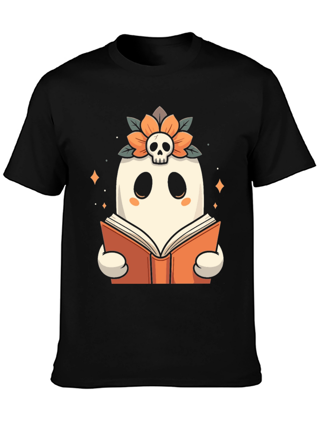 Ghost Reader T-Shirt: Spooky Season Style