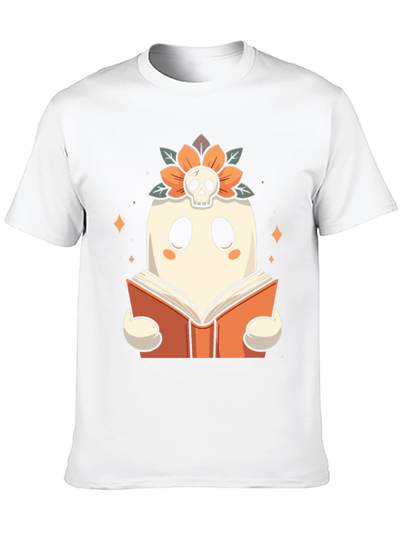 Ghost Reader T-Shirt: Spooky Season Style