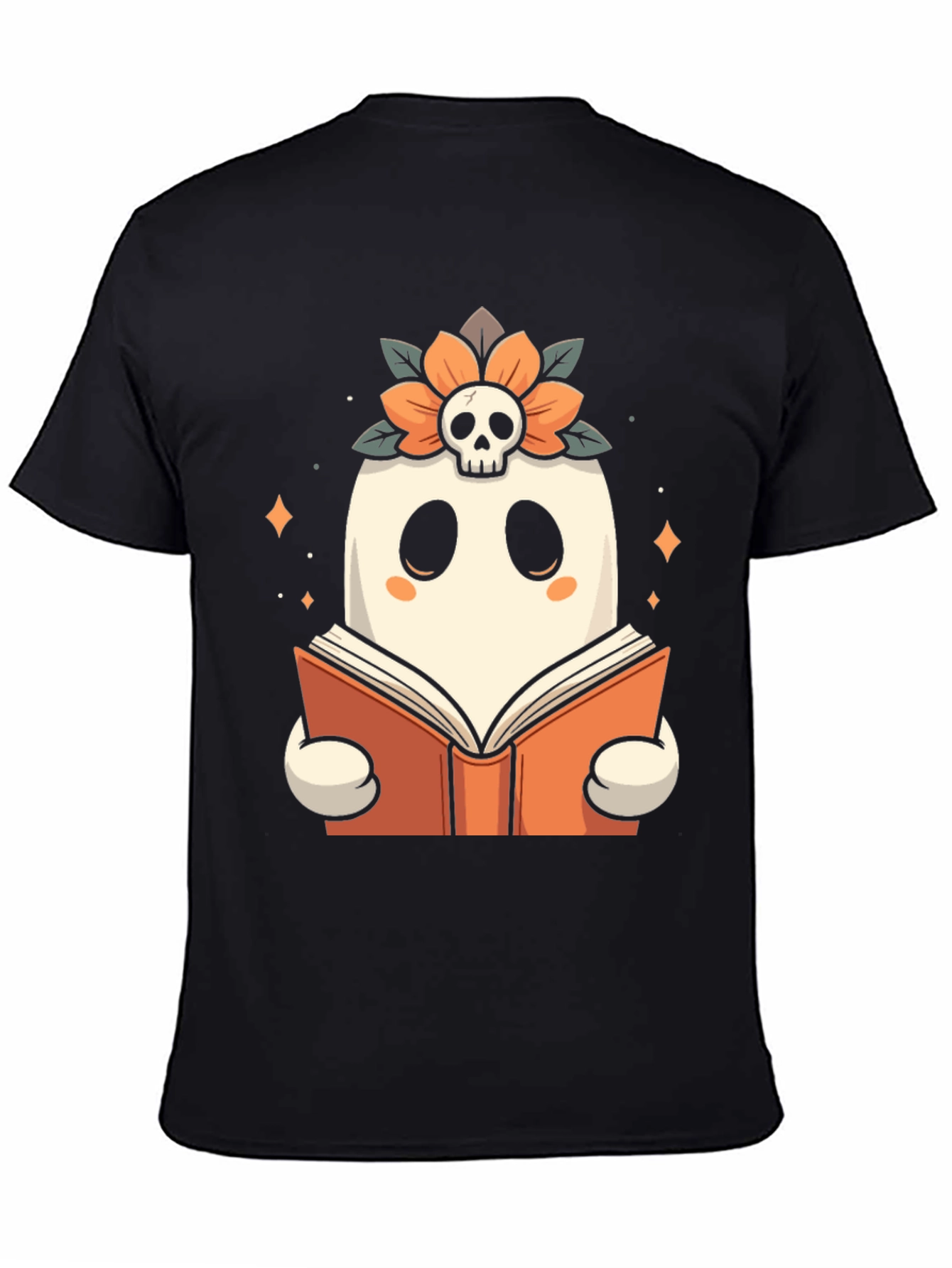 Ghost Reader T-Shirt: Spooky Season Style