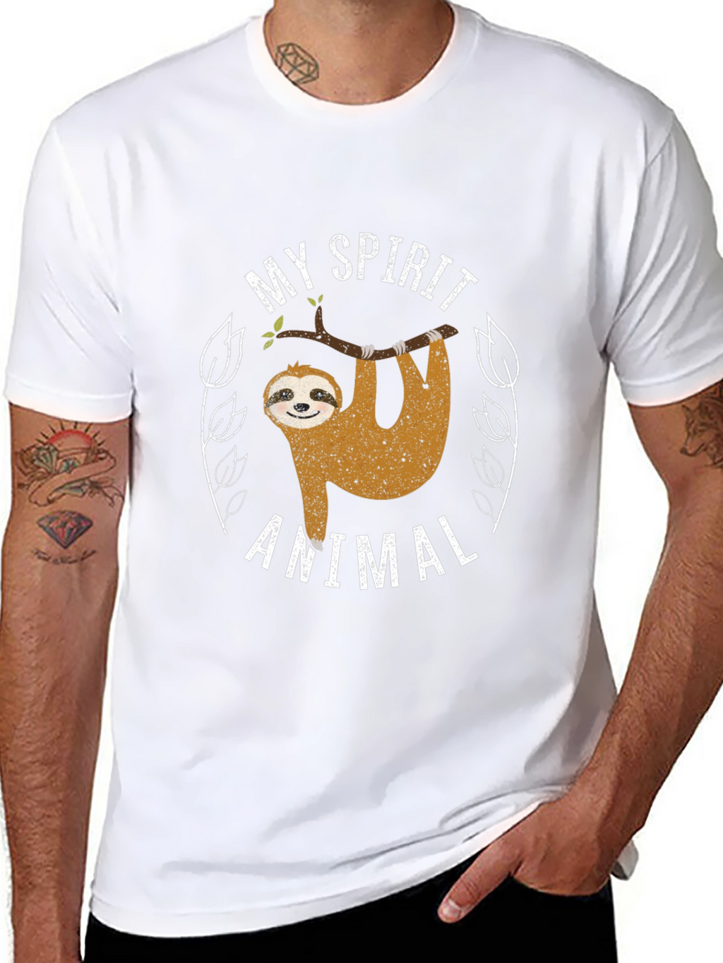 My Spirit Animal Sloth Graphic T-Shirt