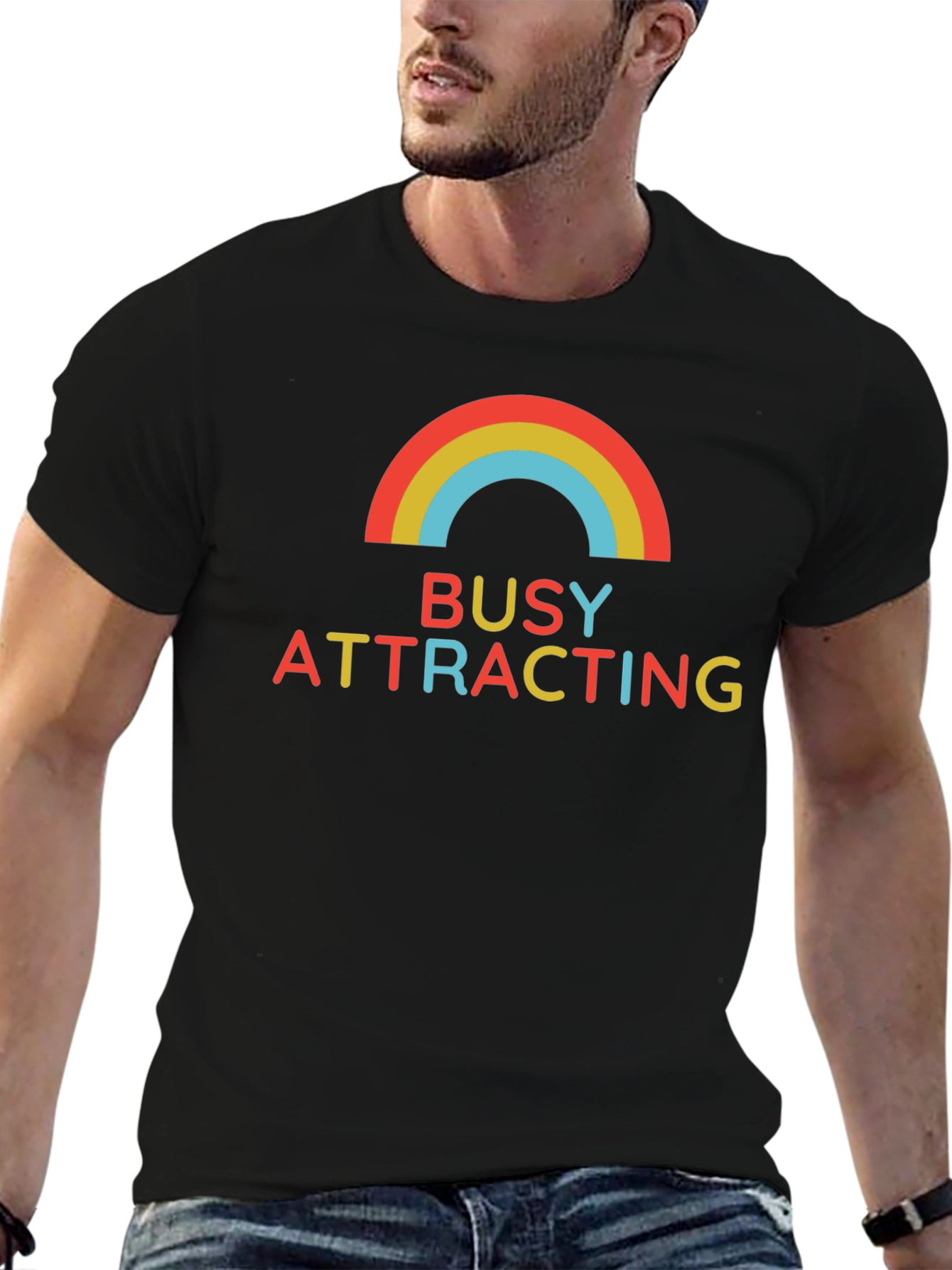 Busy Attracting Rainbow T-Shirt