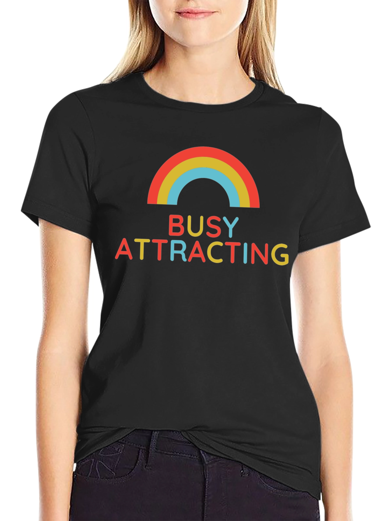Busy Attracting Rainbow T-Shirt