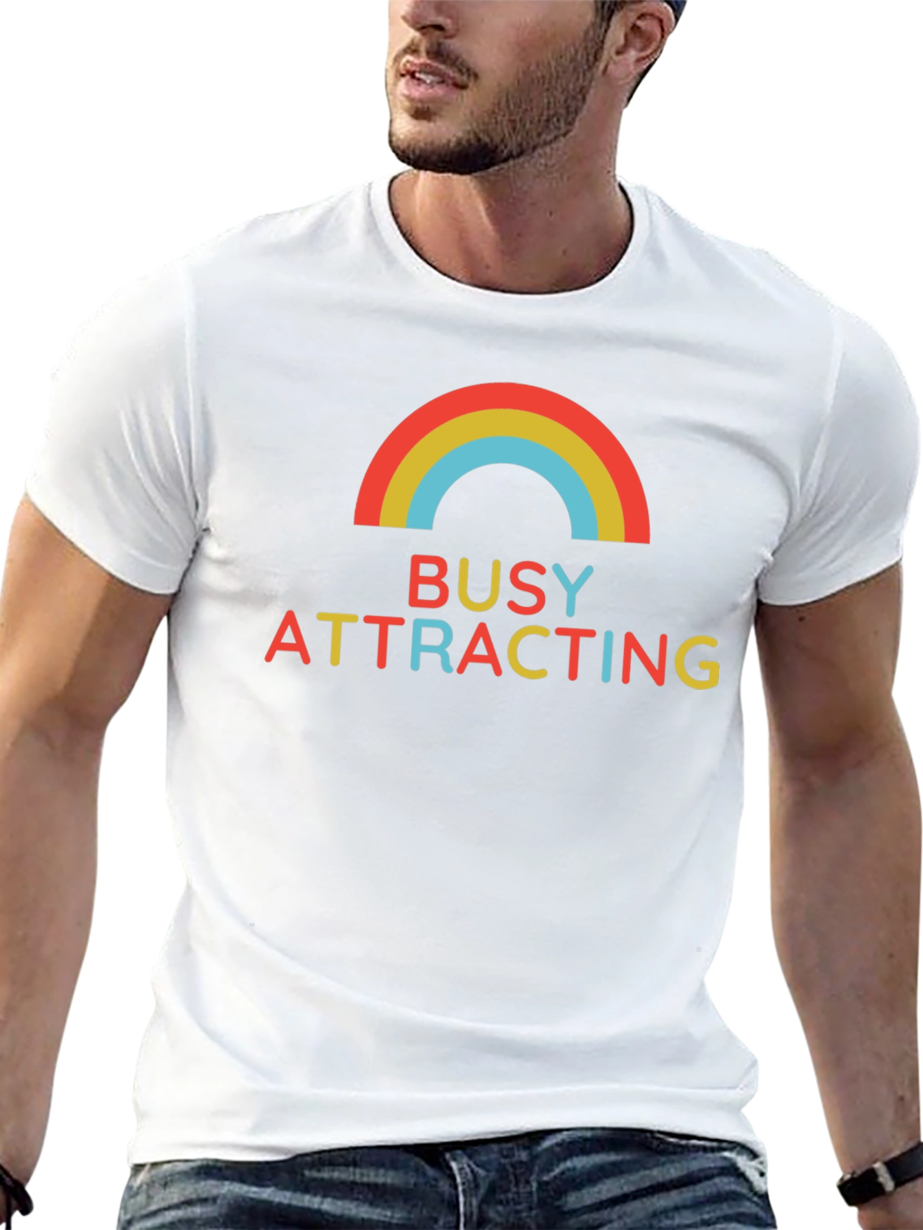 Busy Attracting Rainbow T-Shirt