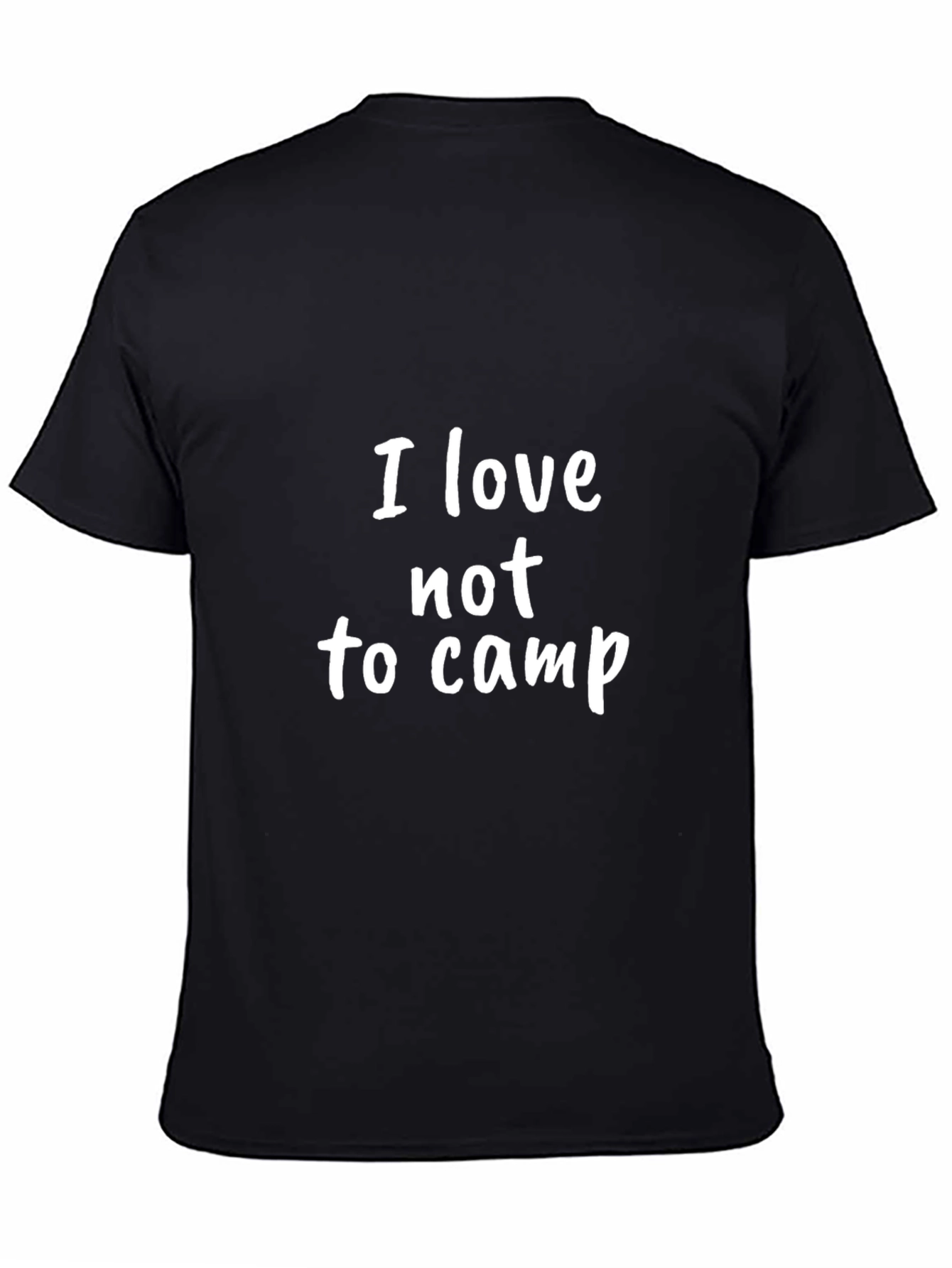 I Love Not to Camp Graphic T-Shirt