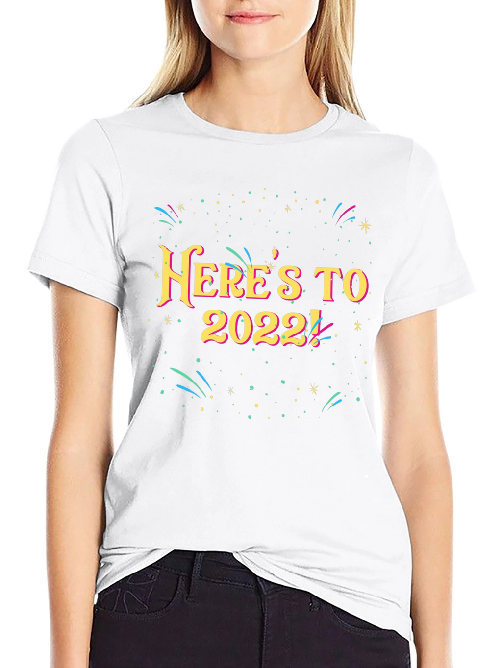 Heres To 2022 T-Shirt - New Year Celebration Tee