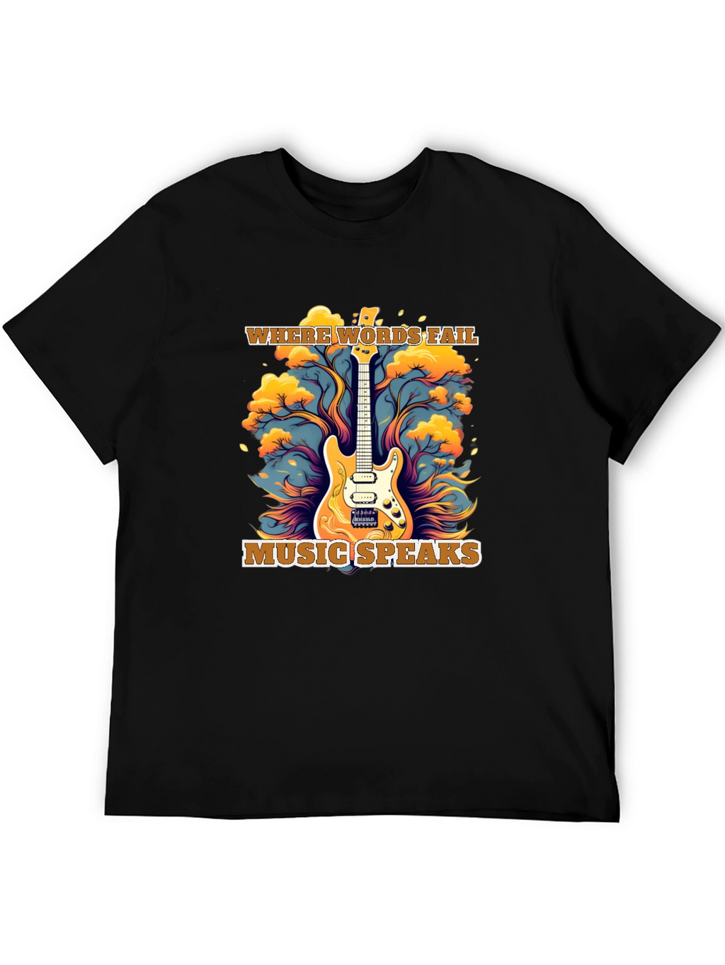 Where Words Fail Music Speaks T-Shirt