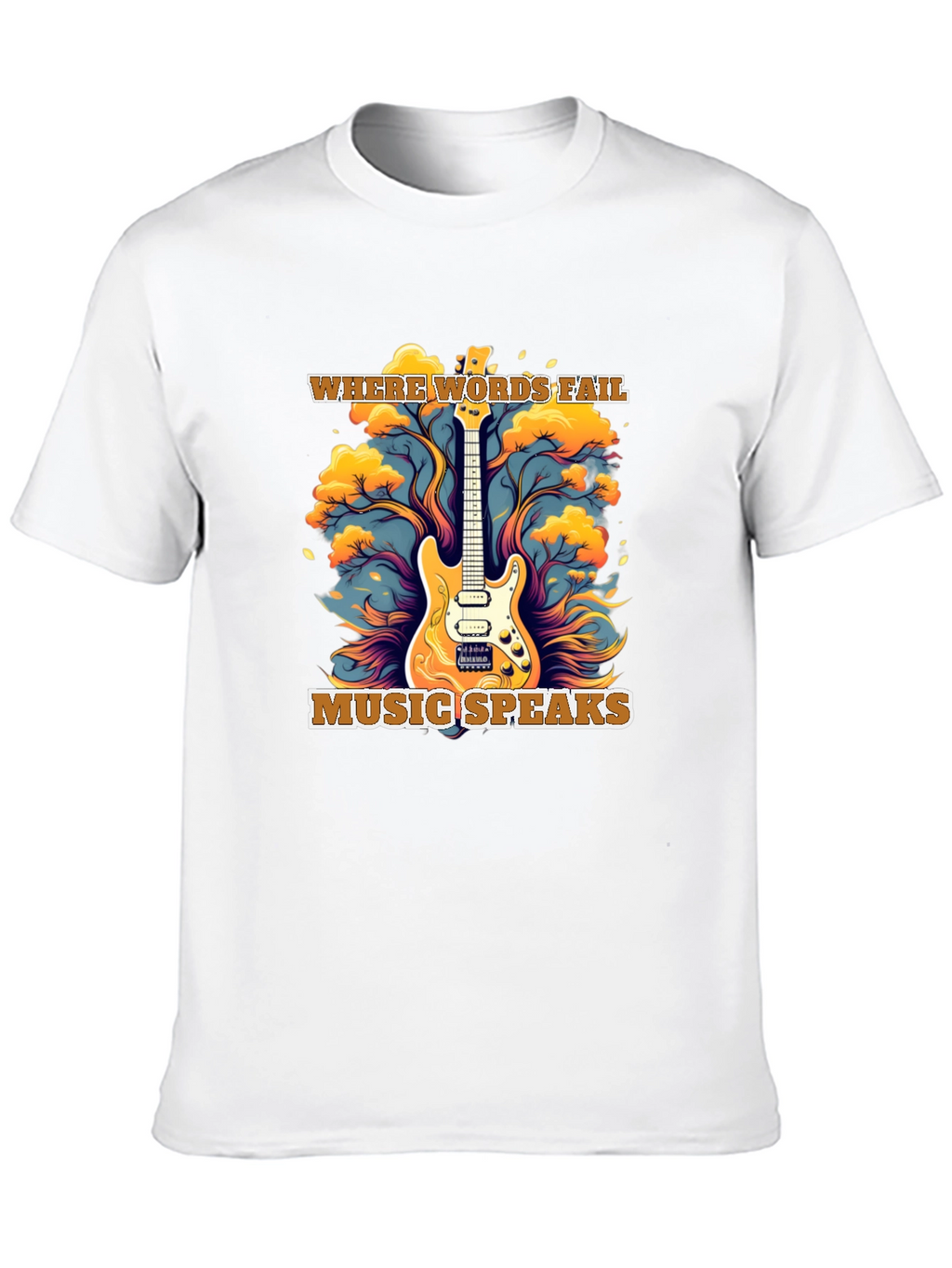 Where Words Fail Music Speaks T-Shirt