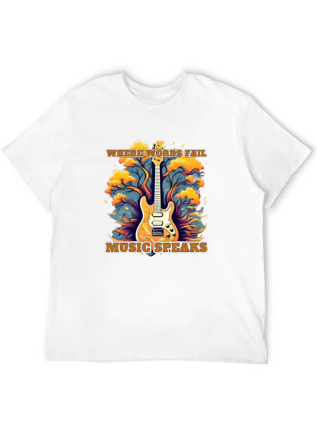 Where Words Fail Music Speaks T-Shirt