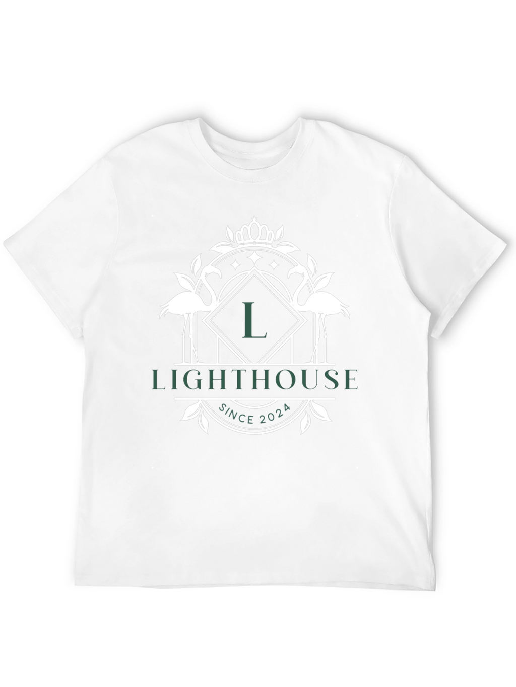 Flamingo Lighthouse Graphic Tee - Unisex