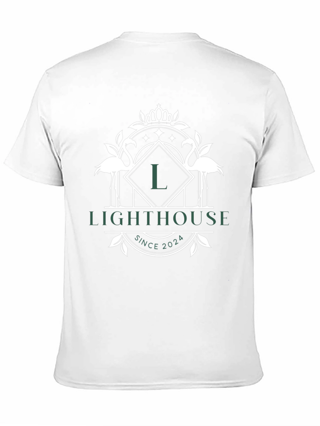 Flamingo Lighthouse Graphic Tee - Unisex