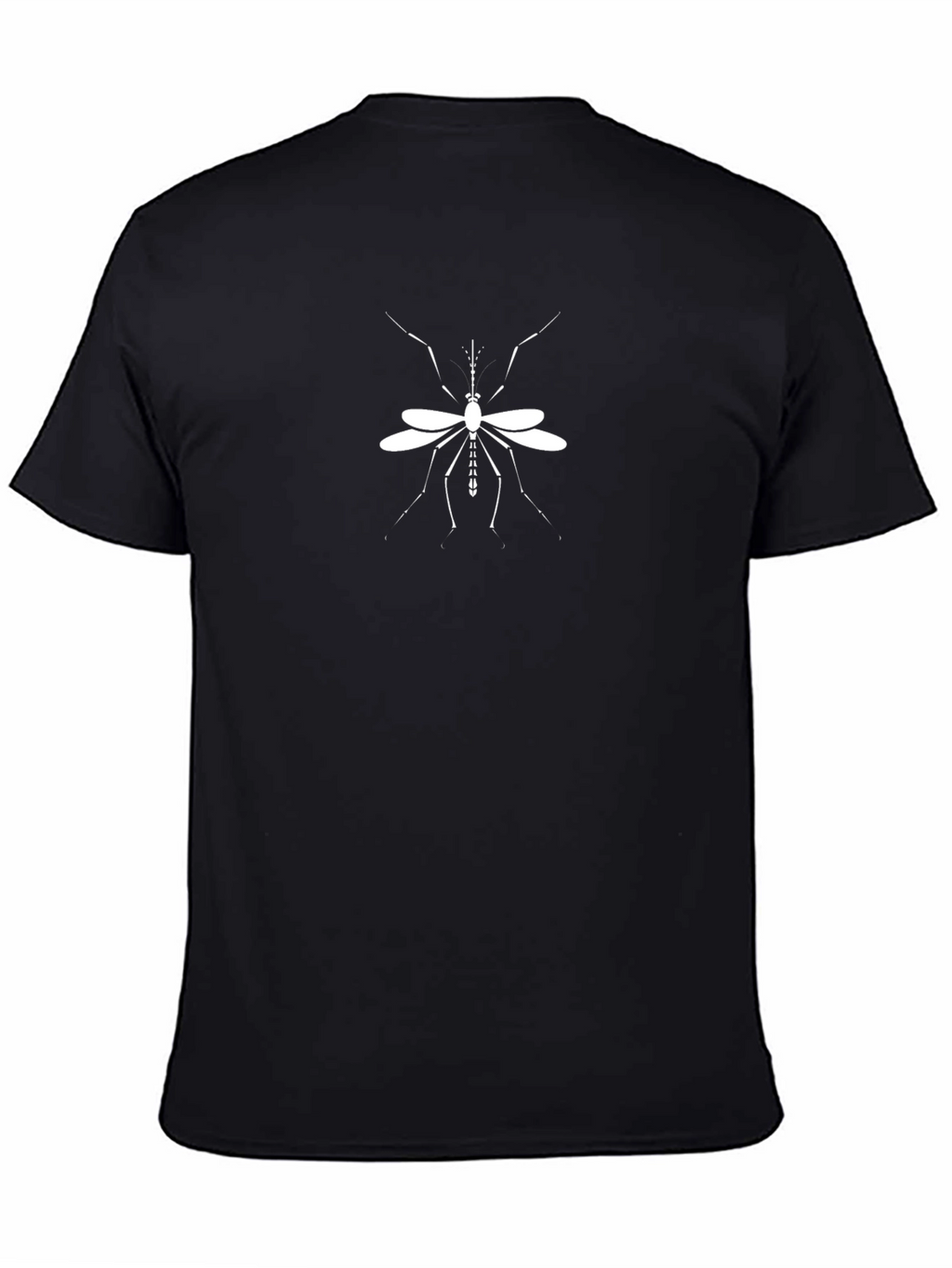 Mosquito Graphic Tee - Black Cotton T-Shirt