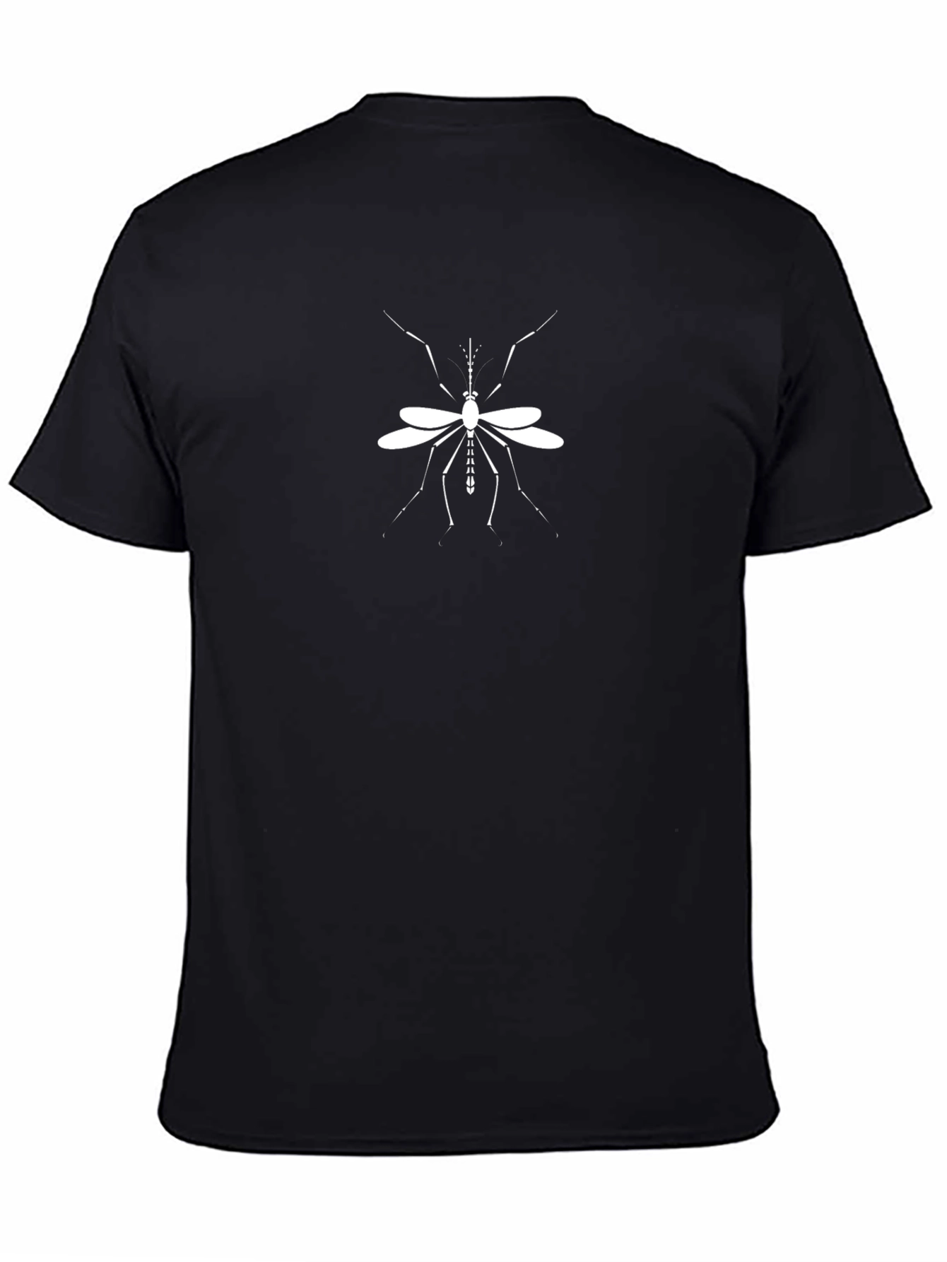 Mosquito Graphic Tee - Black Cotton T-Shirt