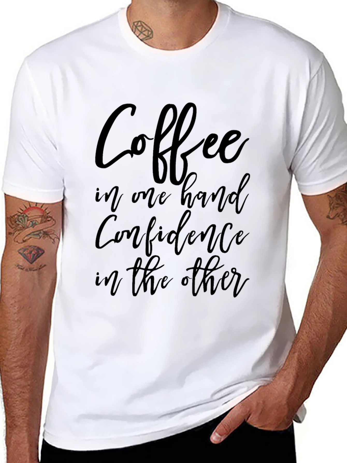 Coffee & Confidence Graphic Tee